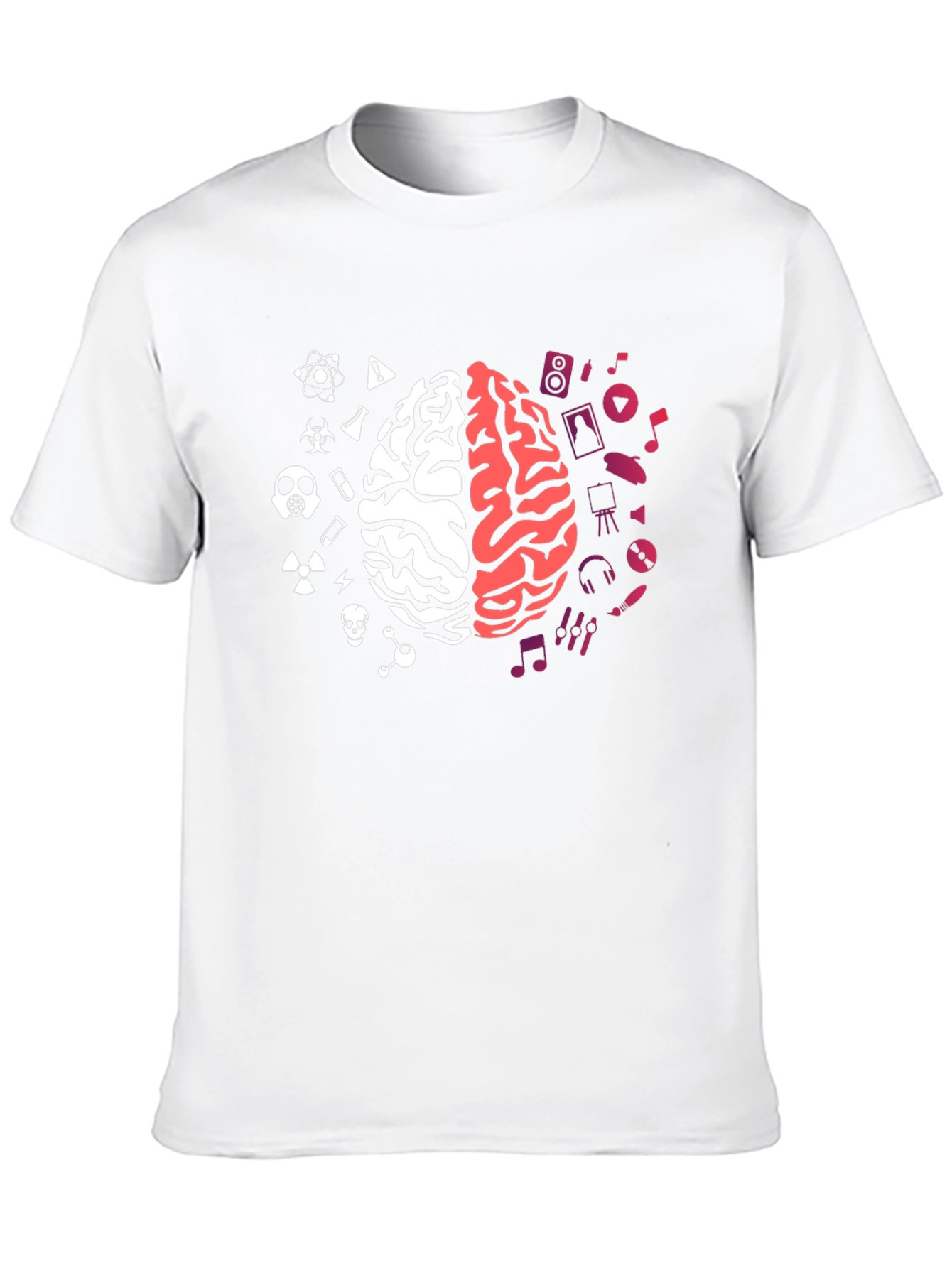 Science Meets Art Brain T-Shirt