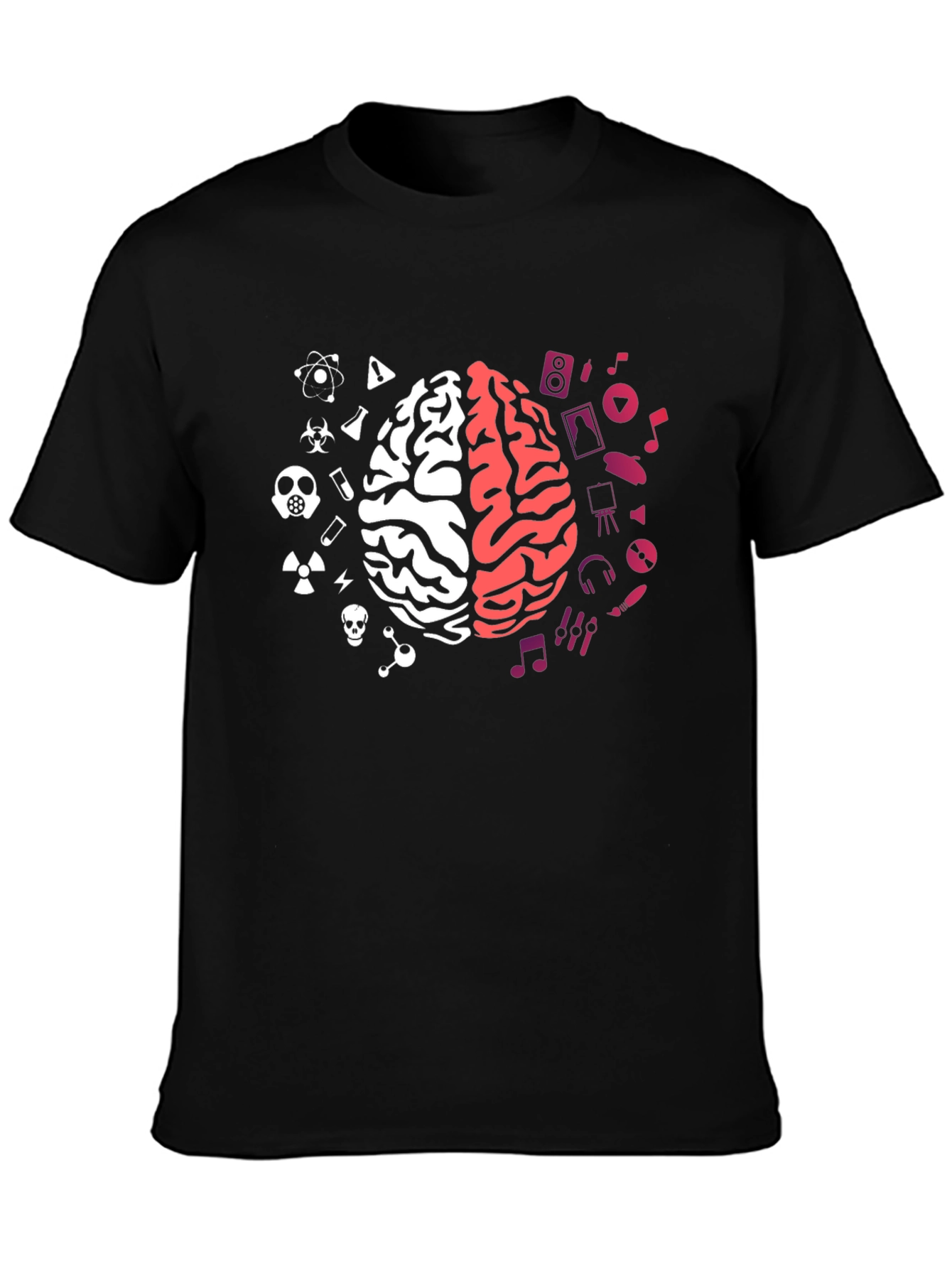 Science Meets Art Brain T-Shirt