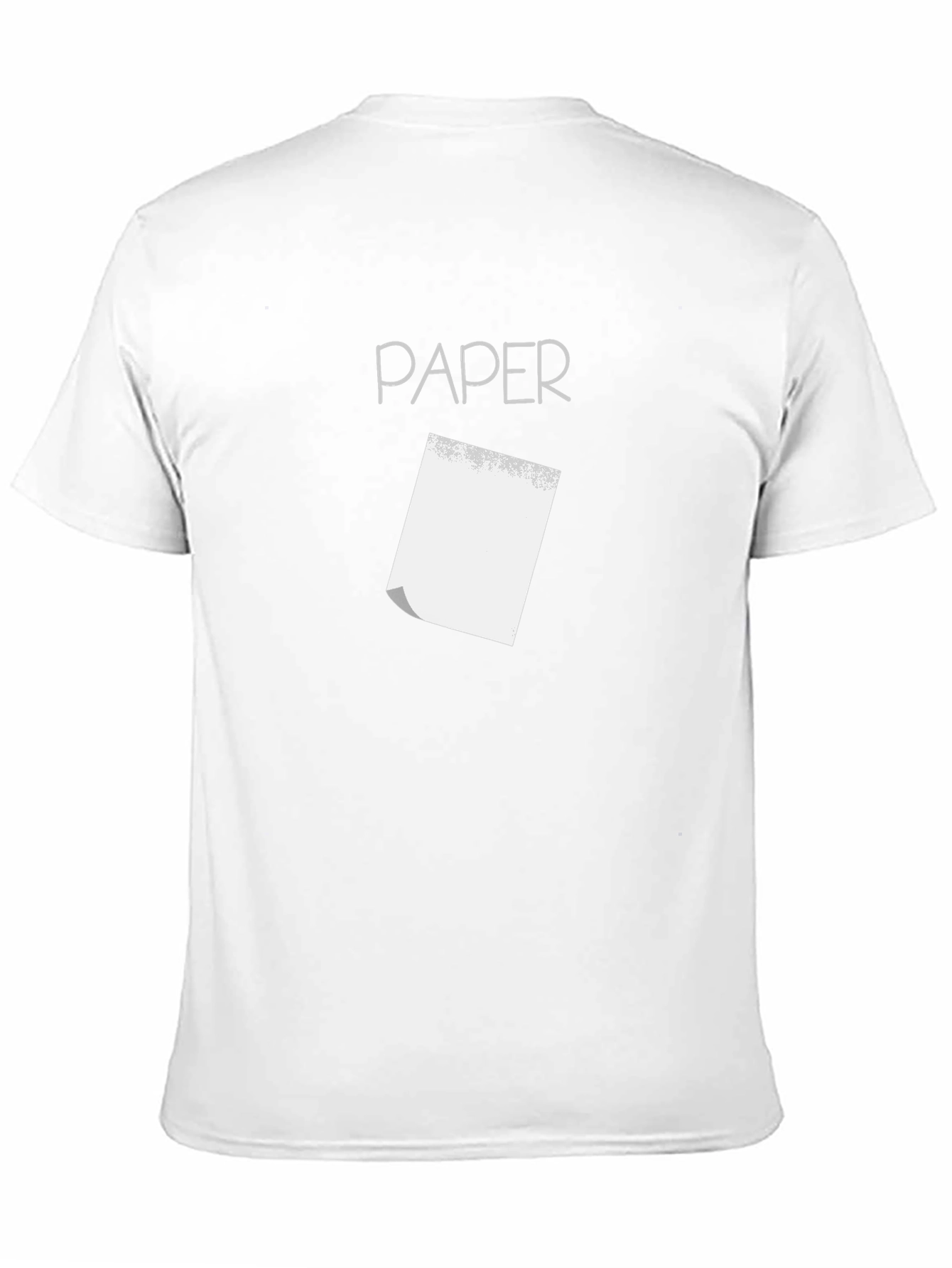 Paper T-Shirt - Minimalist Design Soft Cotton