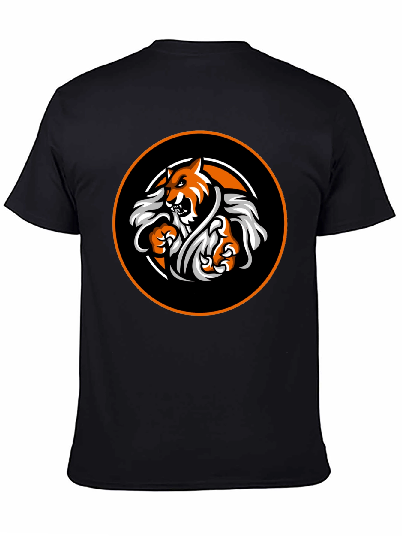 Tiger Graphic T-Shirt - Mens Black Tee