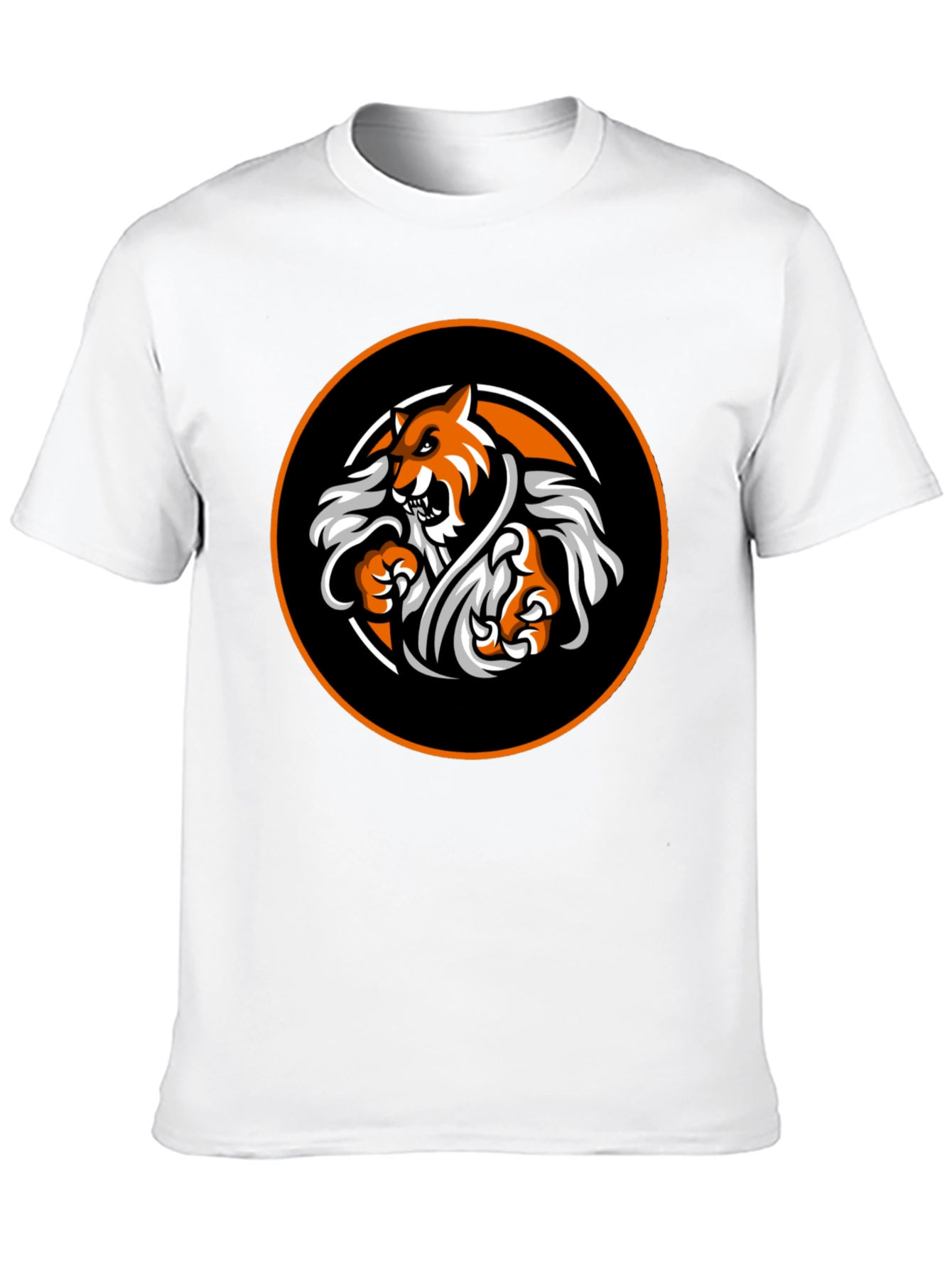 Tiger Graphic T-Shirt - Mens Black Tee