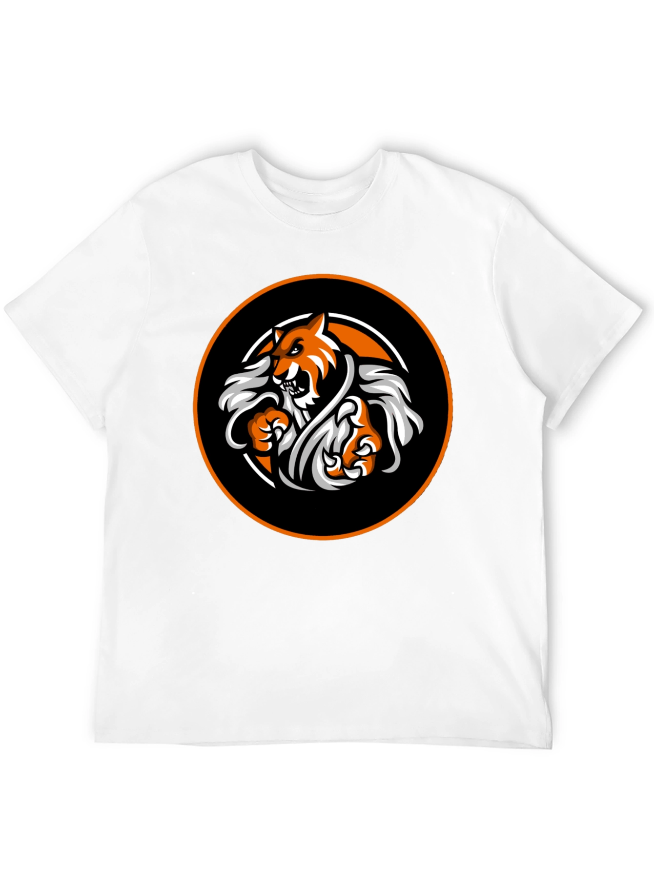 Tiger Graphic T-Shirt - Mens Black Tee