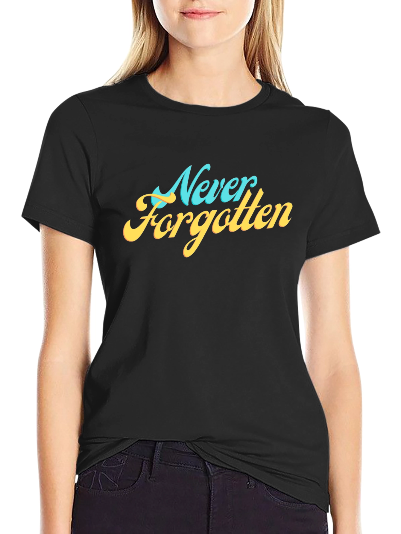 Never Forgotten Graphic Tee - Retro Style