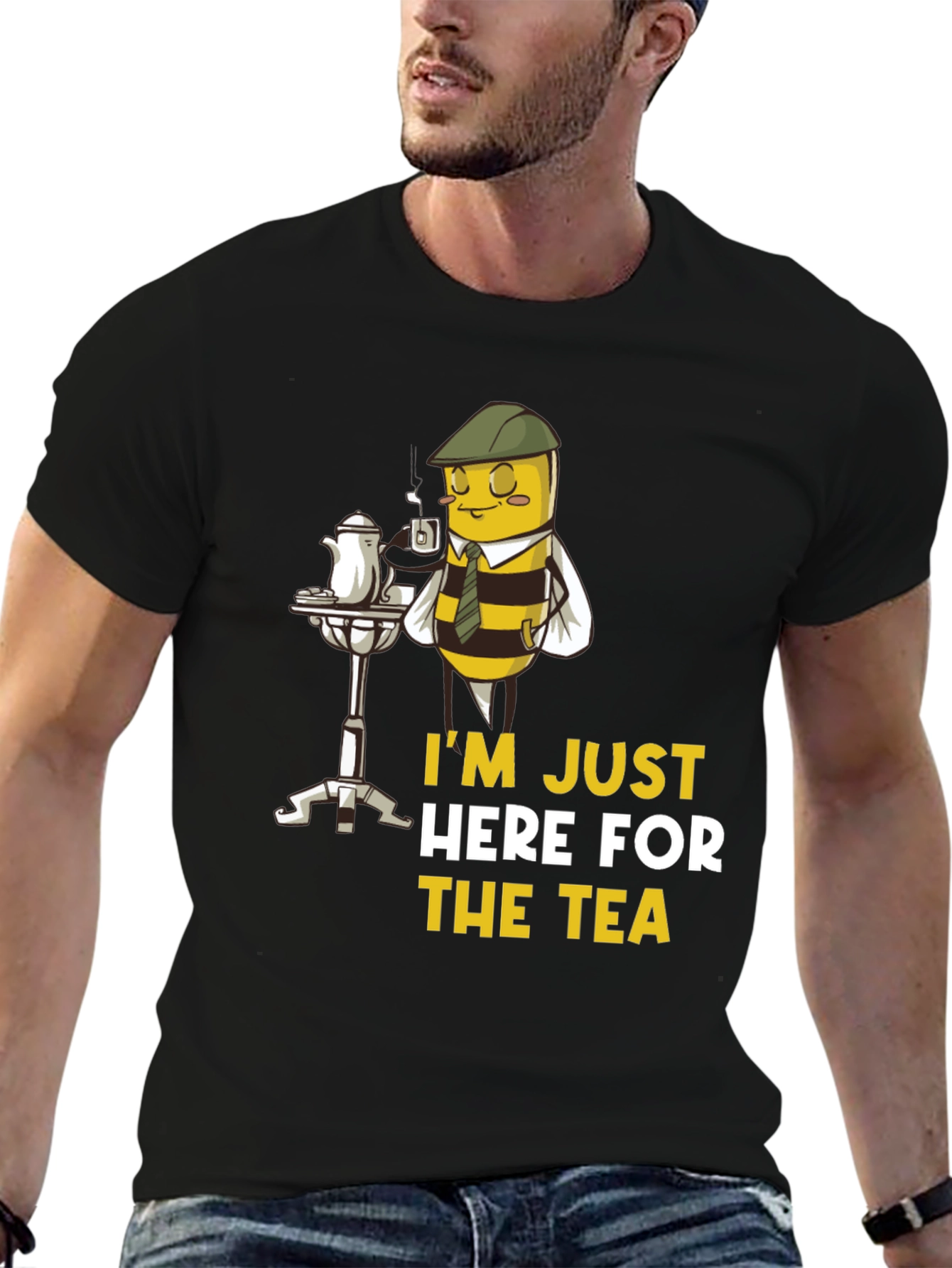 Im Just Here For The Tea Graphic Tee