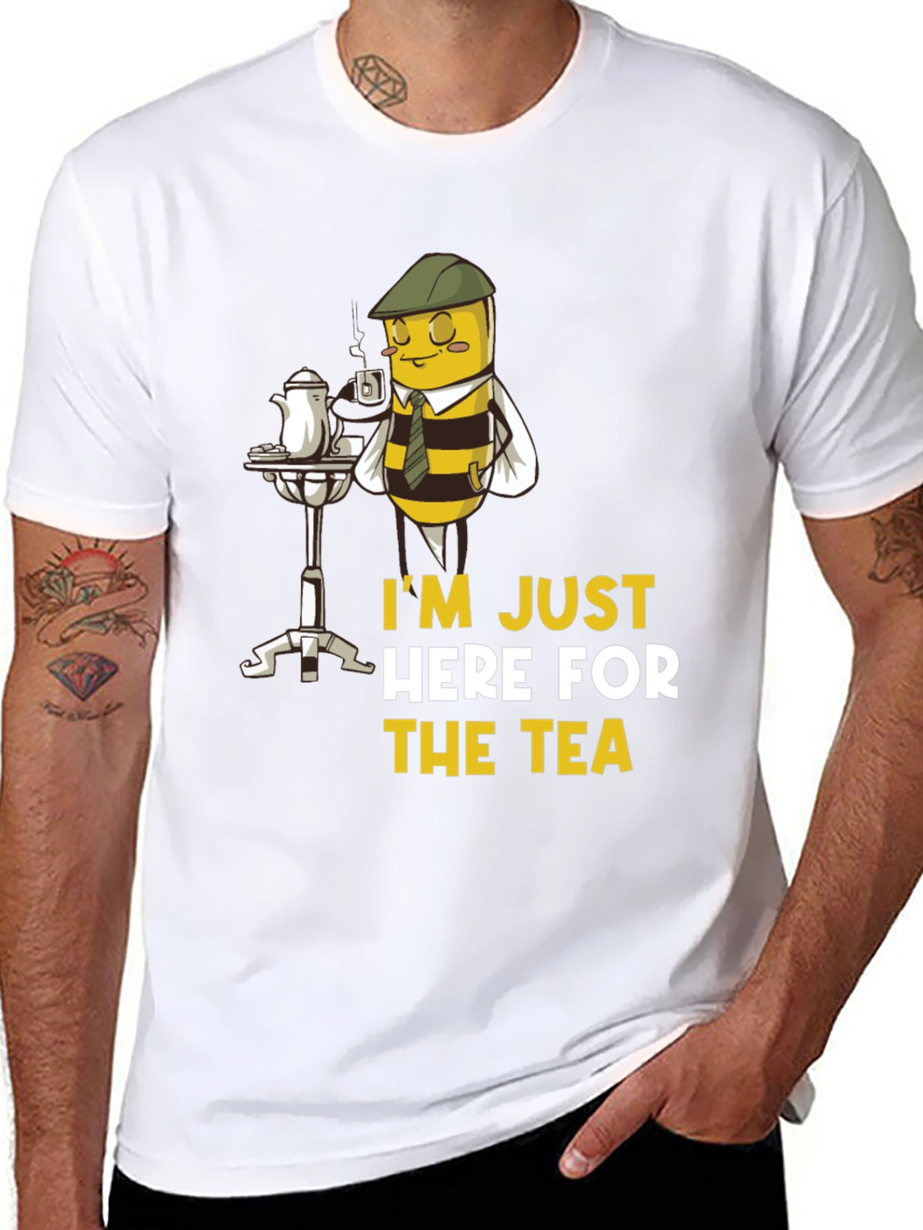 Im Just Here For The Tea Graphic Tee