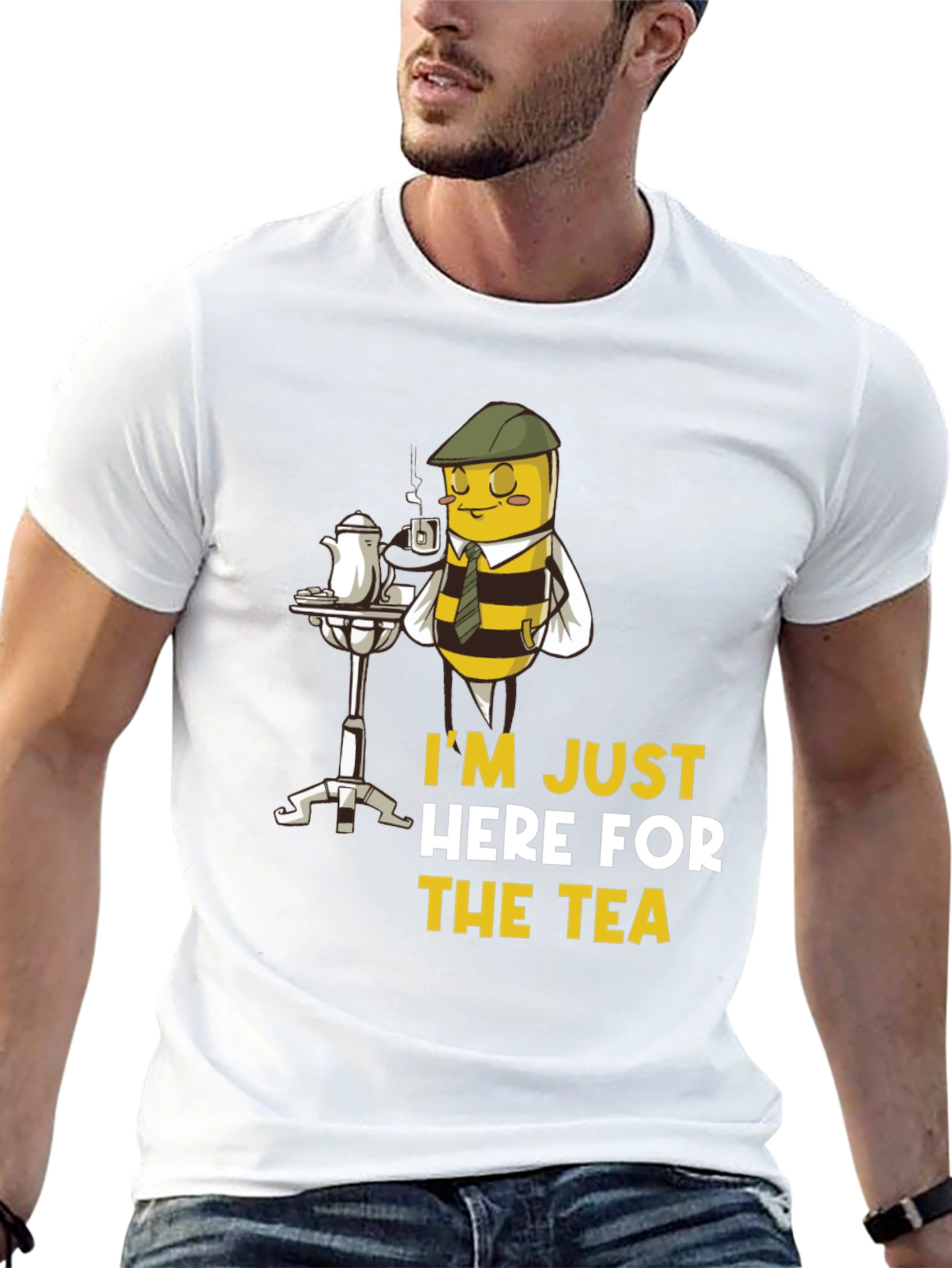 Im Just Here For The Tea Graphic Tee