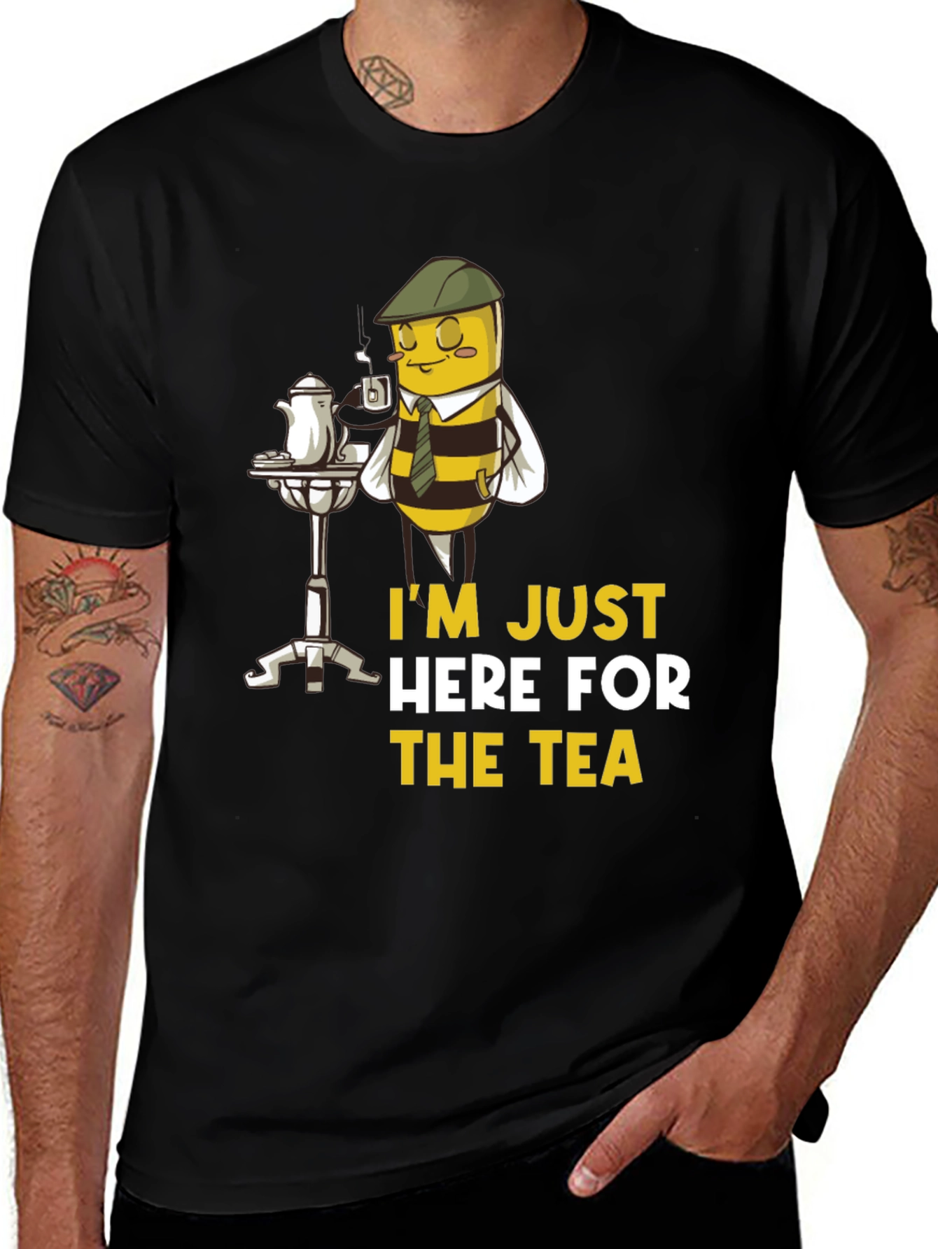 Im Just Here For The Tea Graphic Tee