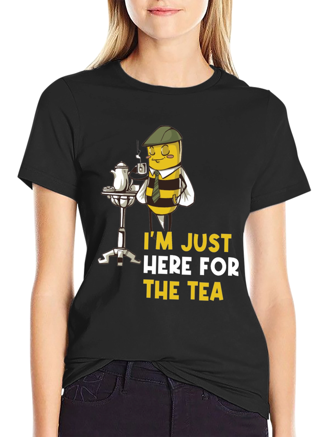 Im Just Here For The Tea Graphic Tee