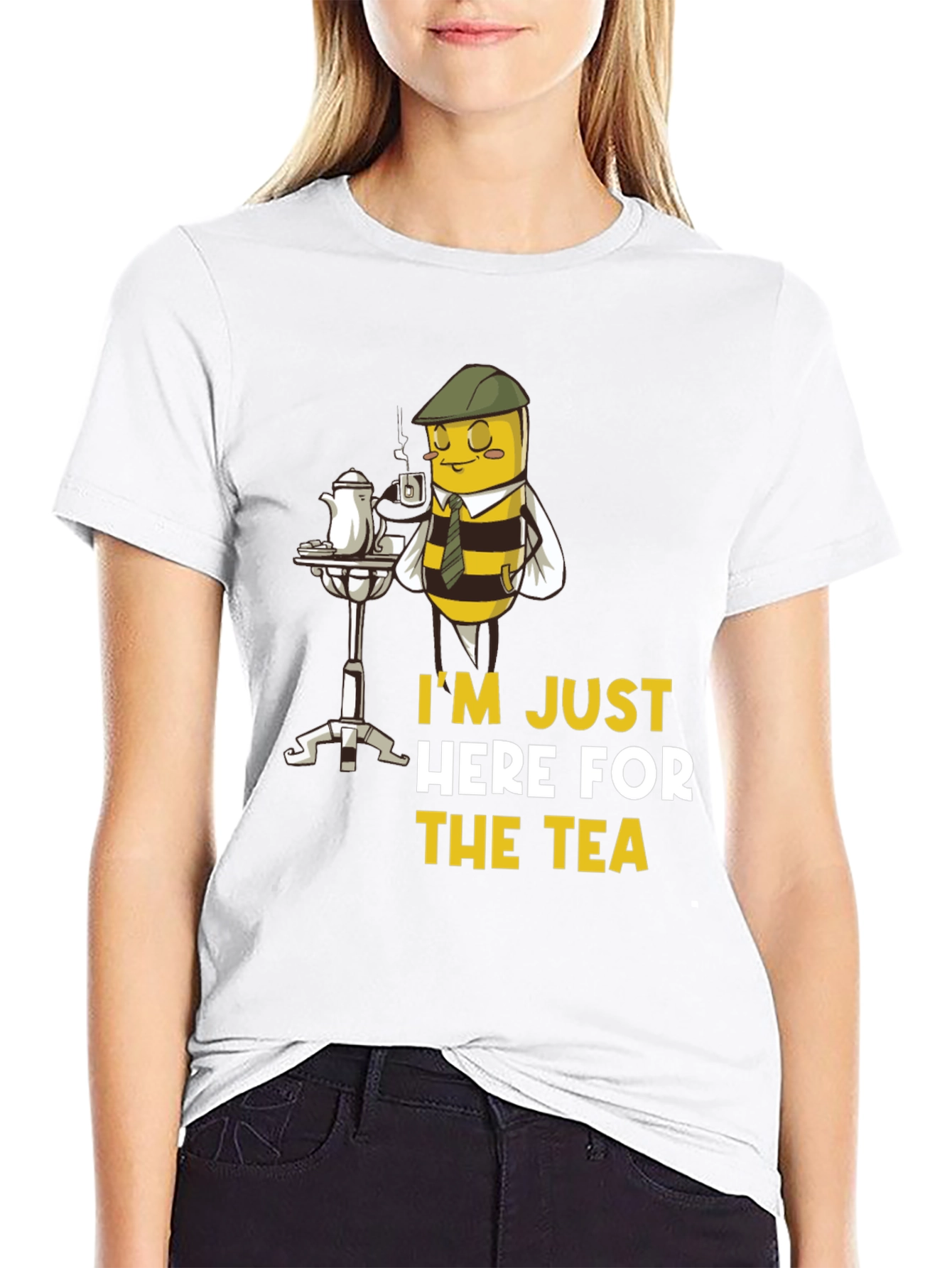 Im Just Here For The Tea Graphic Tee