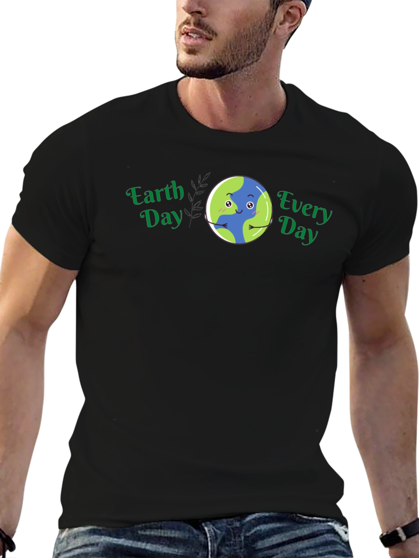 Earth Day Every Day T-Shirt - Black