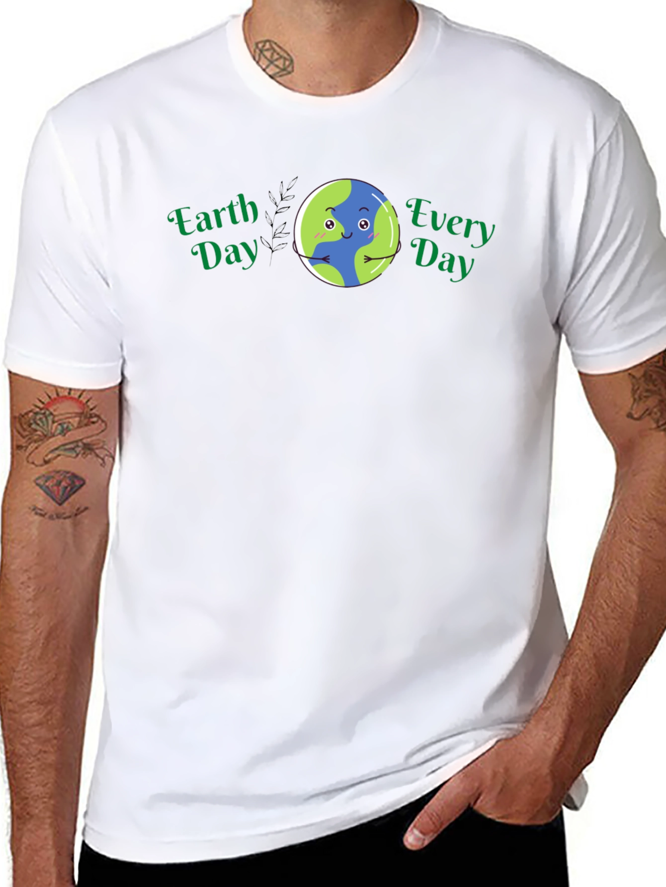 Earth Day Every Day T-Shirt - Black