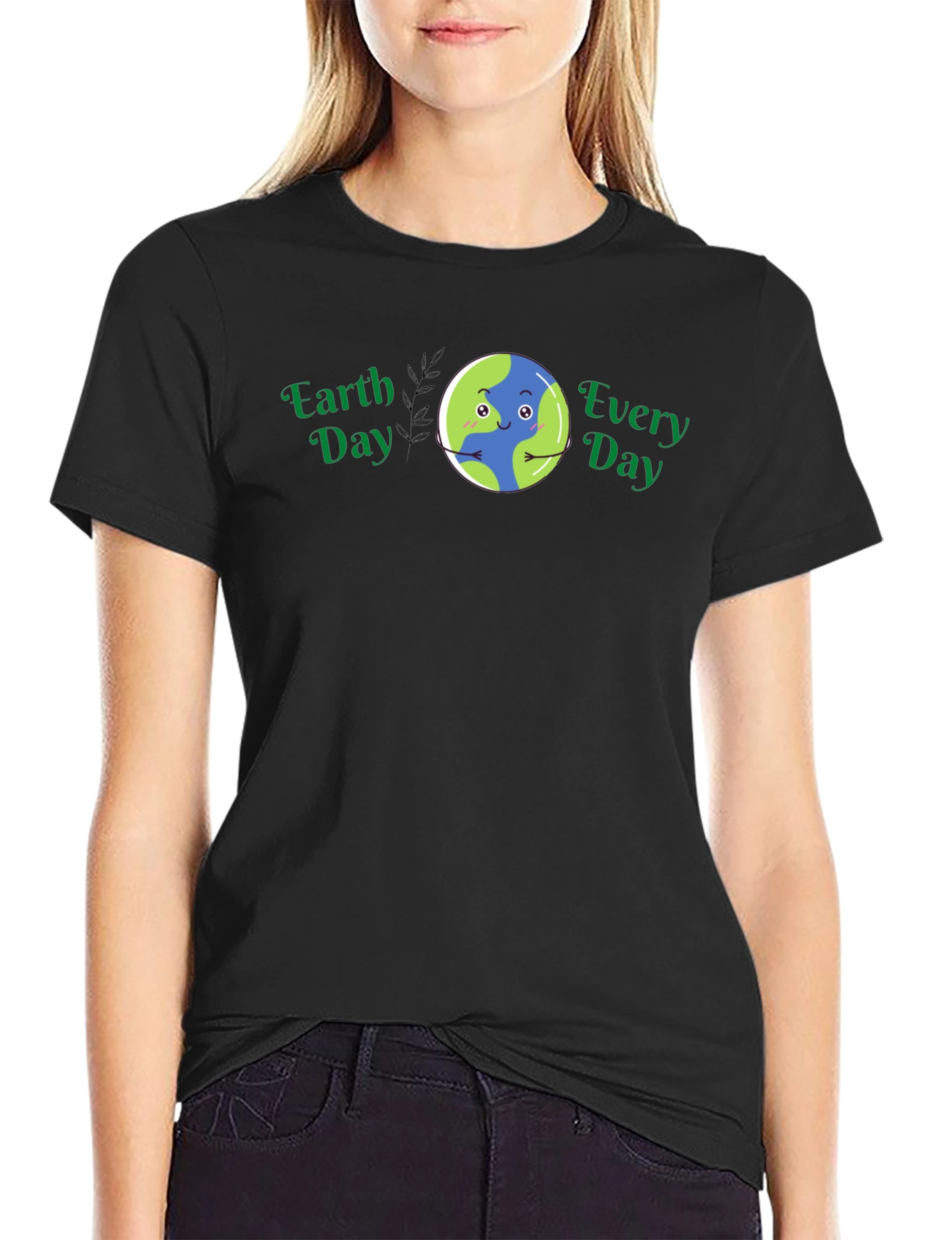Earth Day Every Day T-Shirt - Black