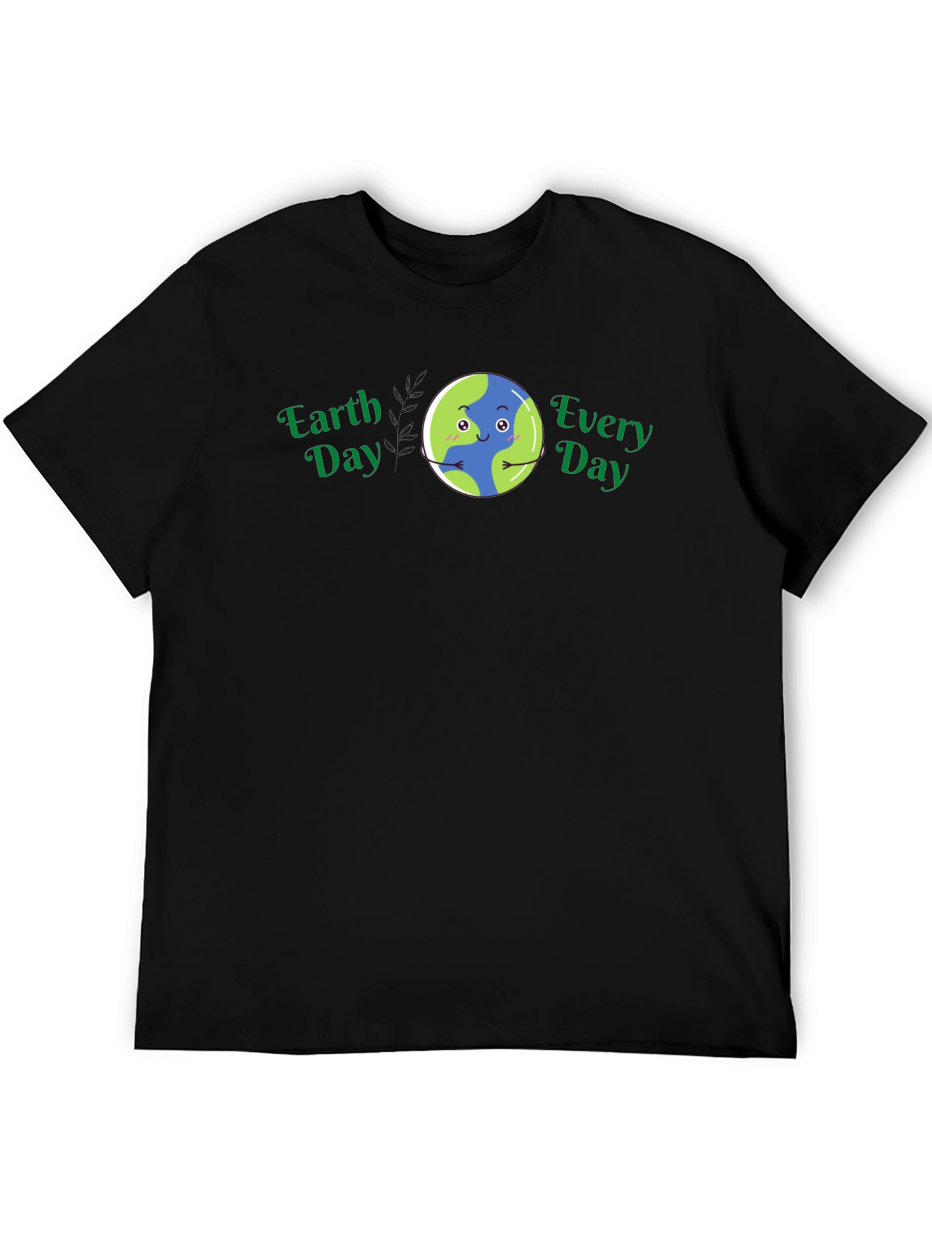 Earth Day Every Day T-Shirt - Black