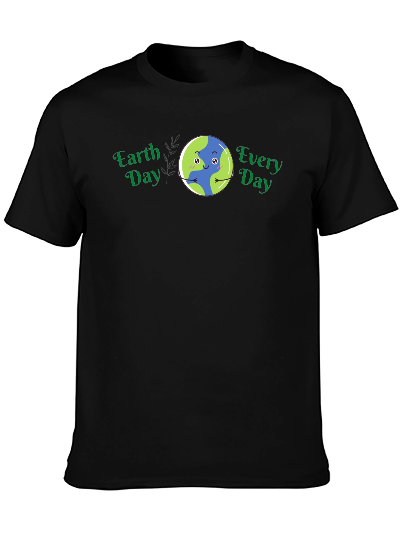 Earth Day Every Day T-Shirt - Black