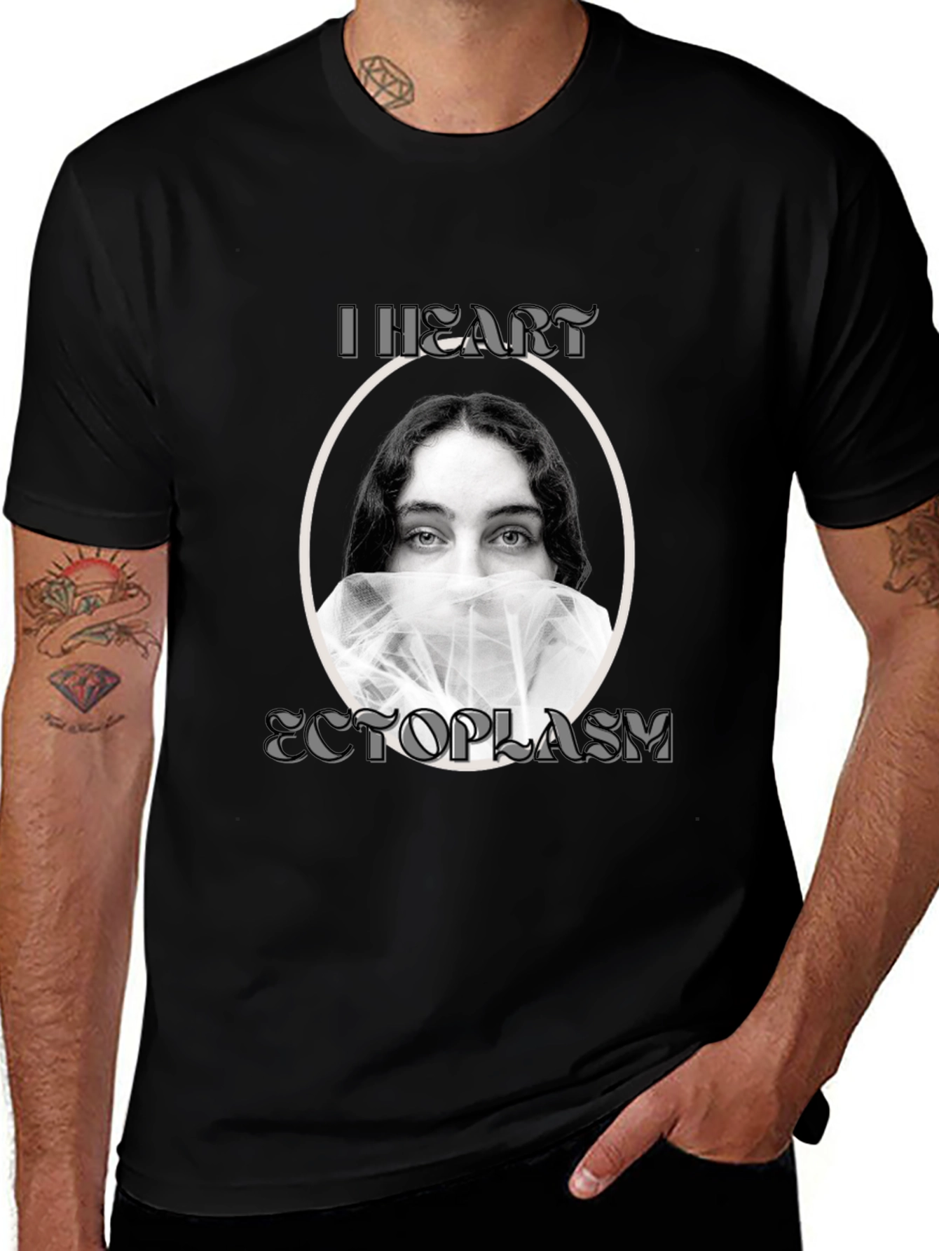I Heart Ectoplasm T-Shirt - Ghostly Graphic Tee