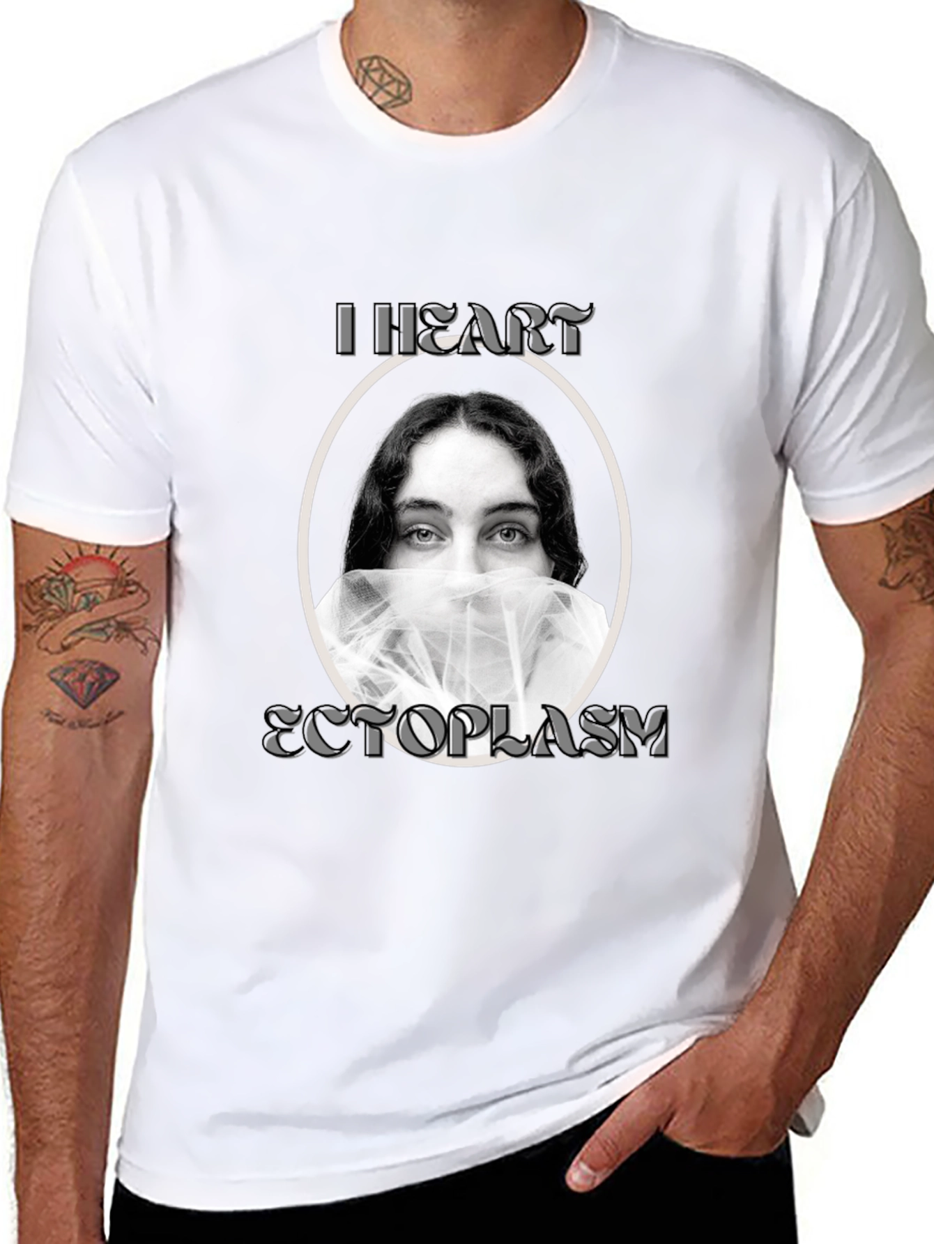 I Heart Ectoplasm T-Shirt - Ghostly Graphic Tee