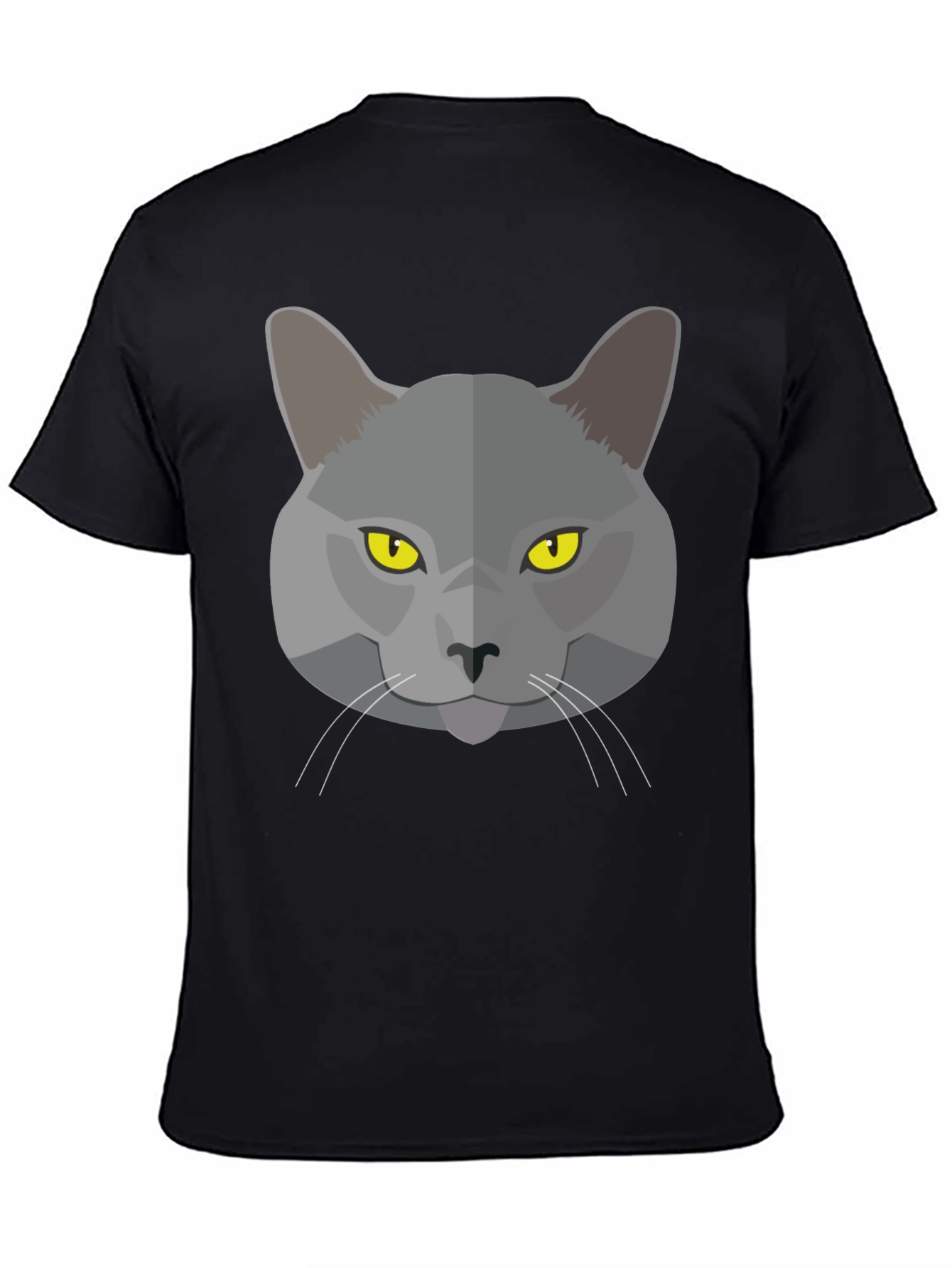 Cool Cat Graphic Black T-Shirt