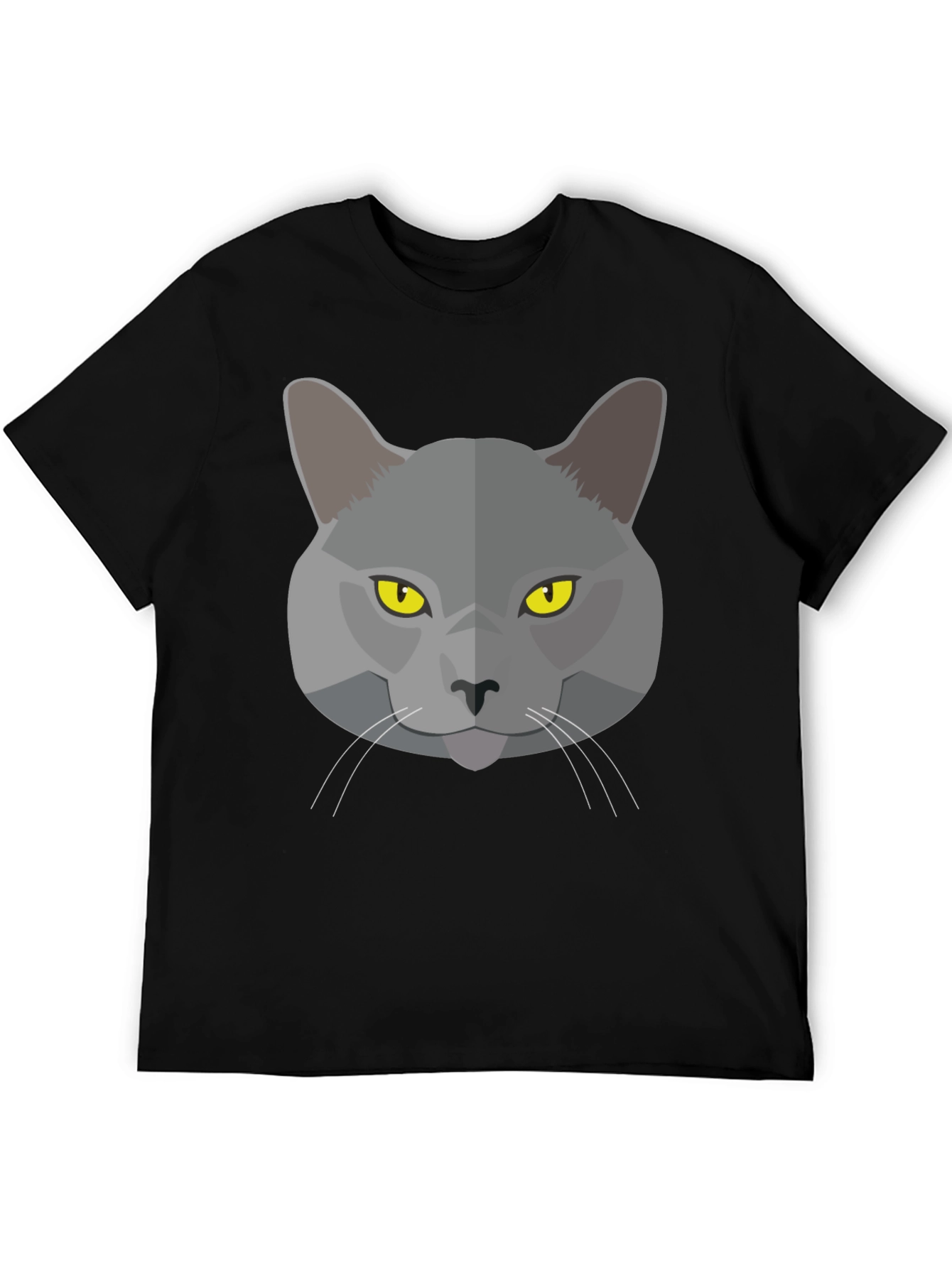 Cool Cat Graphic Black T-Shirt
