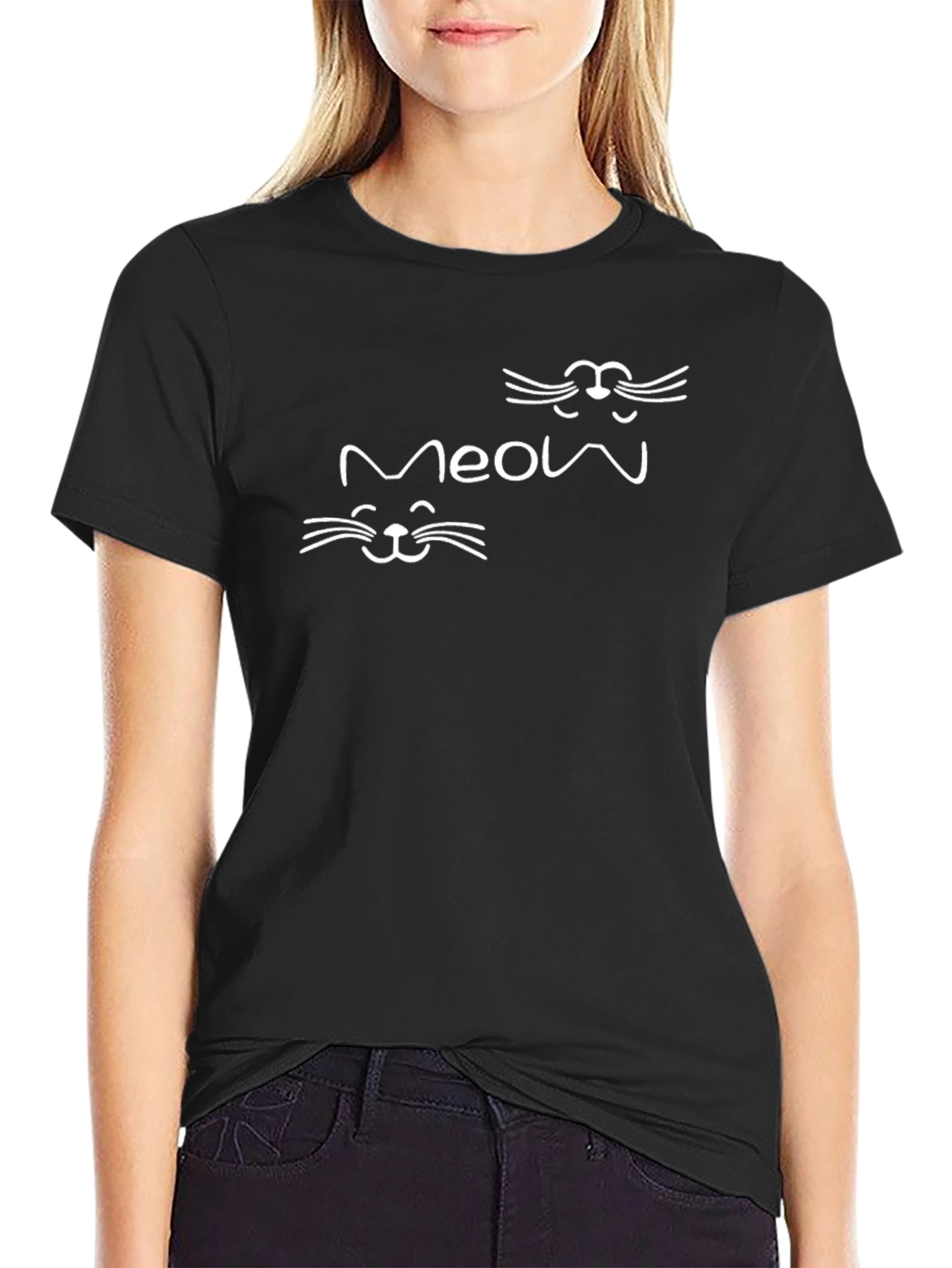 Meow Cat T-Shirt - Cool Cat Lover Tee
