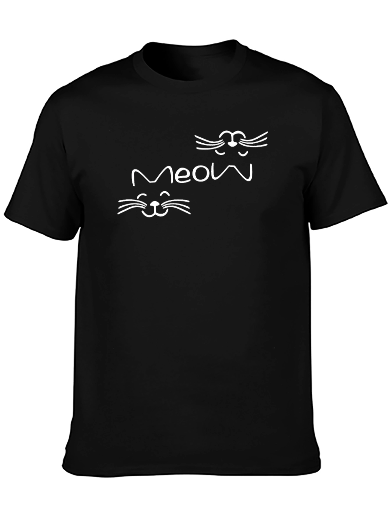 Meow Cat T-Shirt - Cool Cat Lover Tee