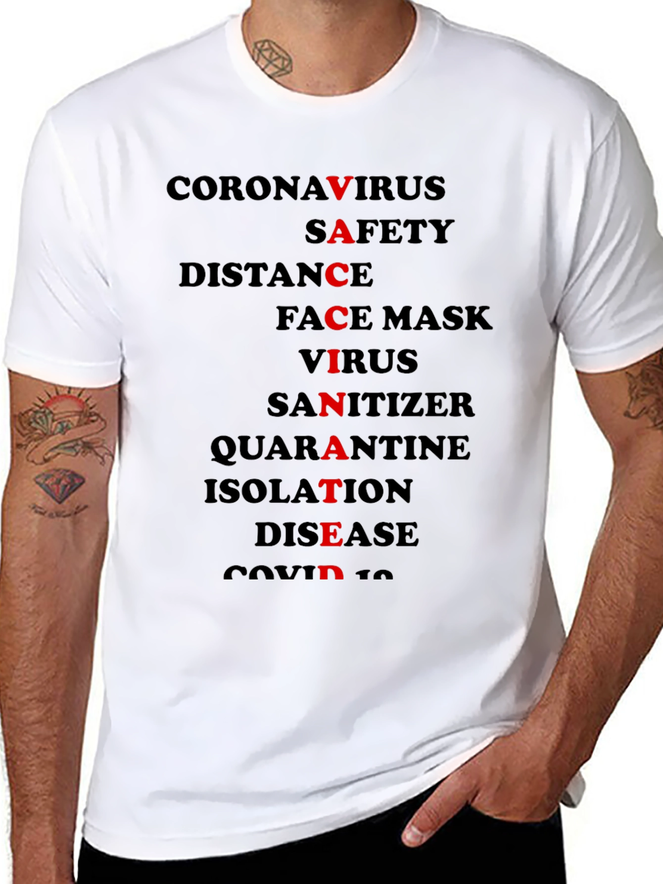 Vaccinated T-Shirt -  Coronavirus Safety