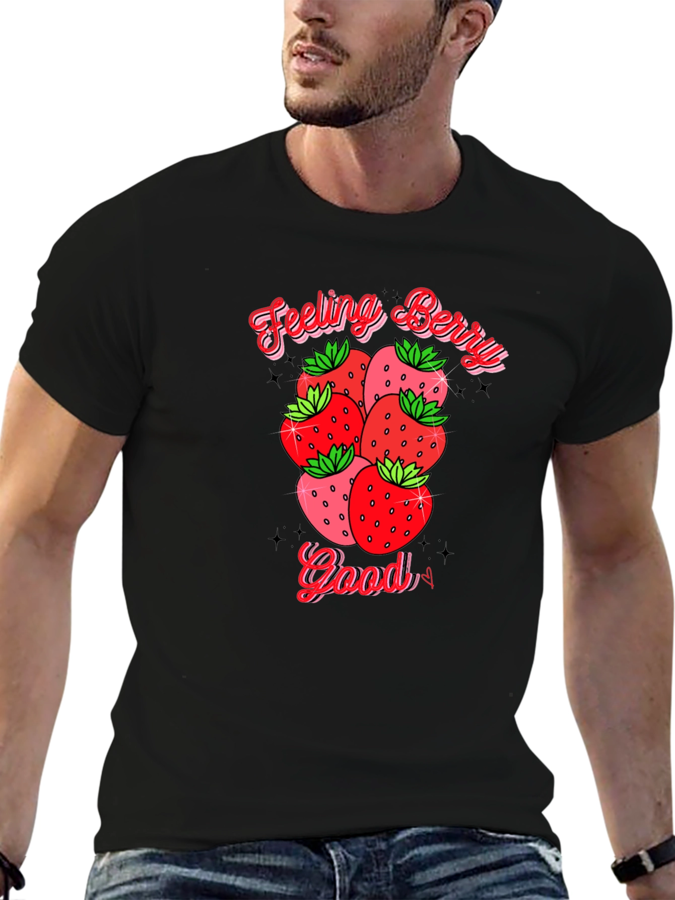 Feeling Berry Good T-Shirt - Black