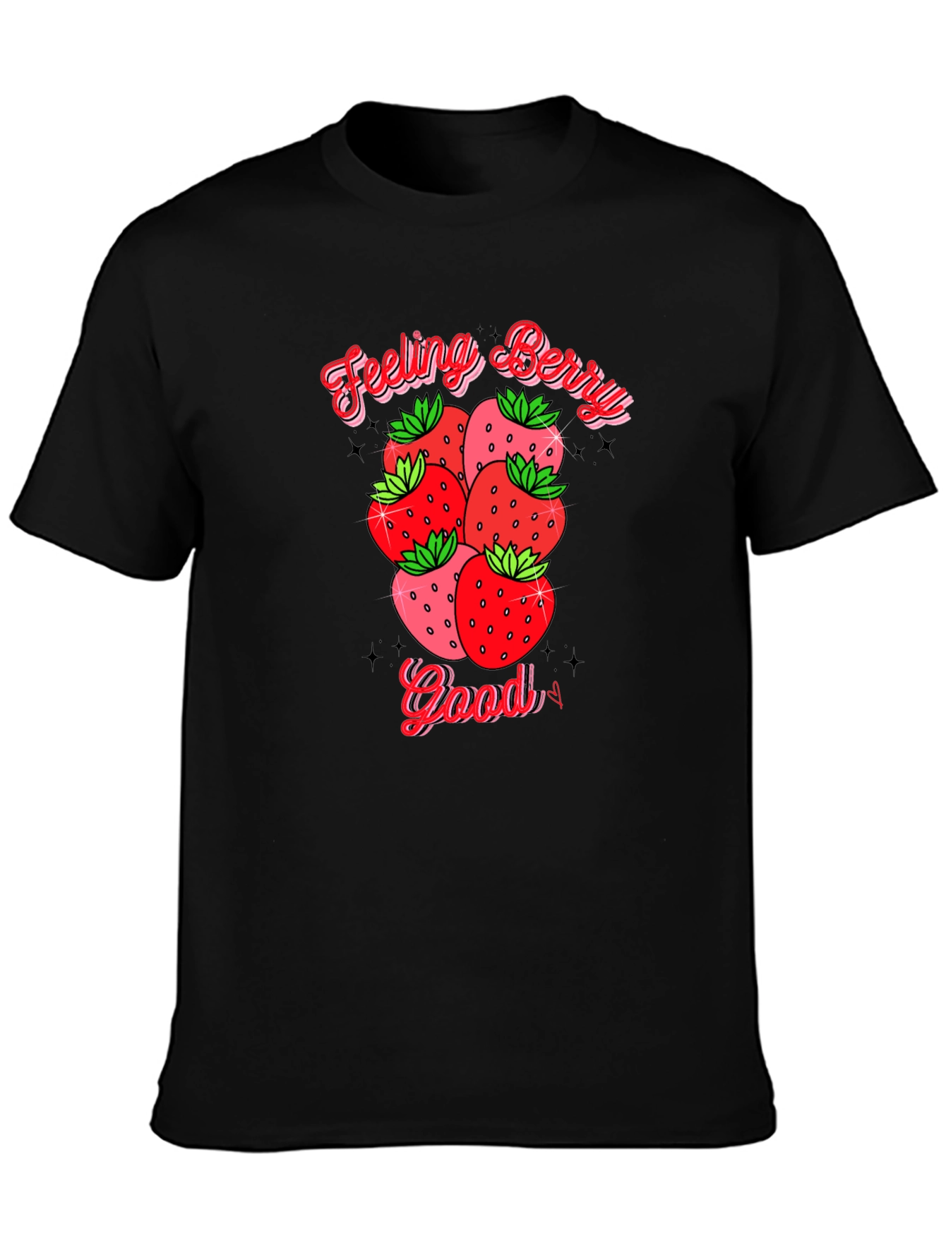 Feeling Berry Good T-Shirt - Black