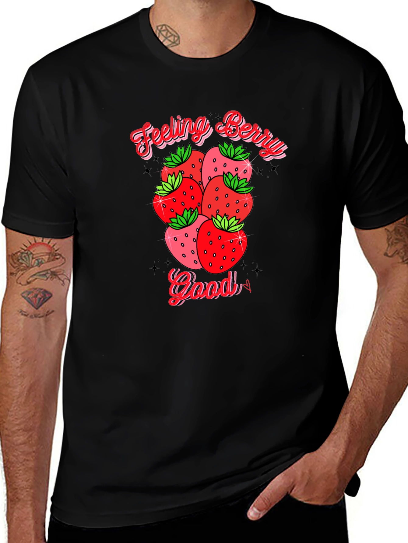 Feeling Berry Good T-Shirt - Black