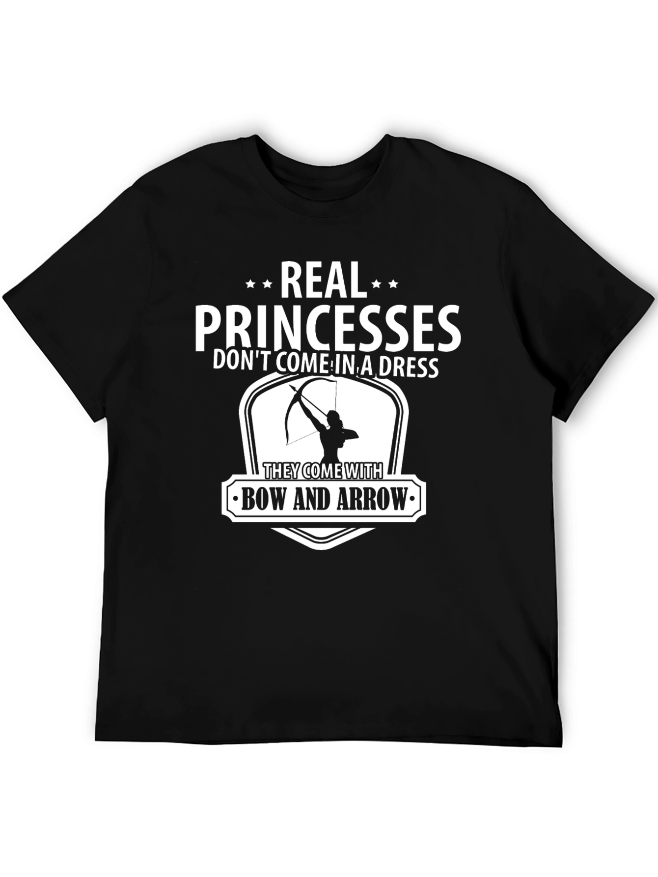 Real Princesses Bow and Arrow Graphic Tee