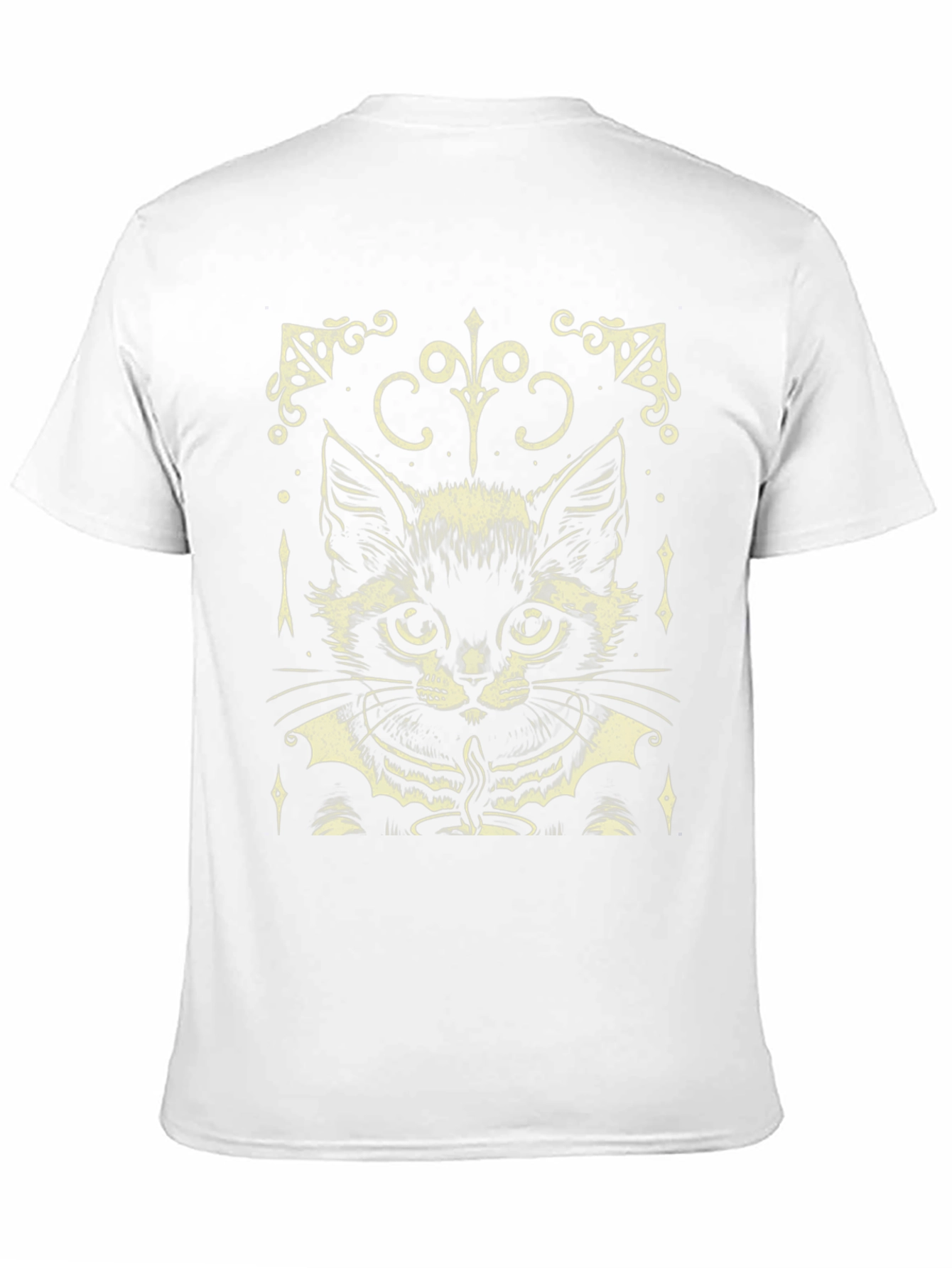 Mystic Cat Graphic Tee - Black