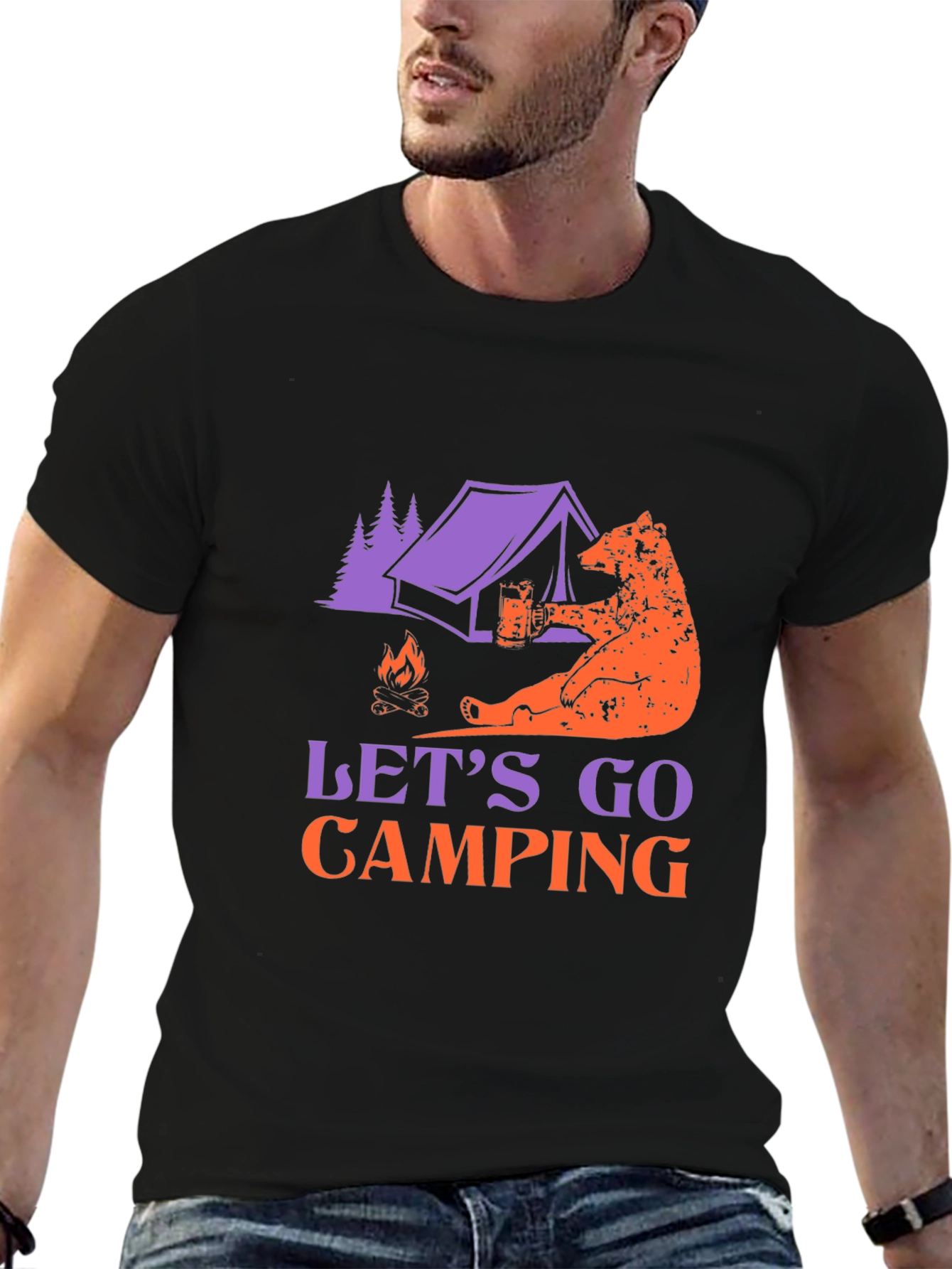 Camping Bear T-Shirt