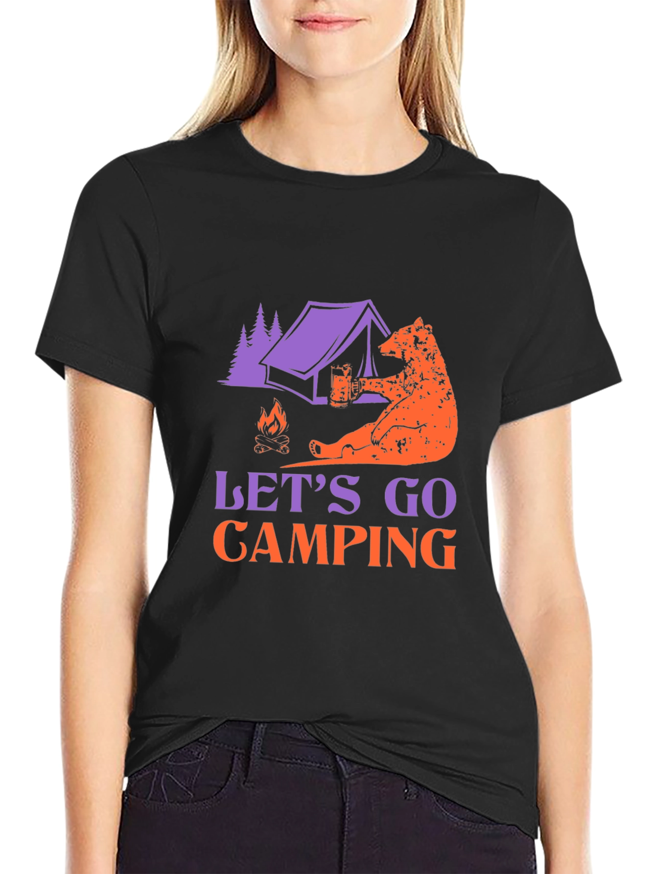 Camping Bear T-Shirt