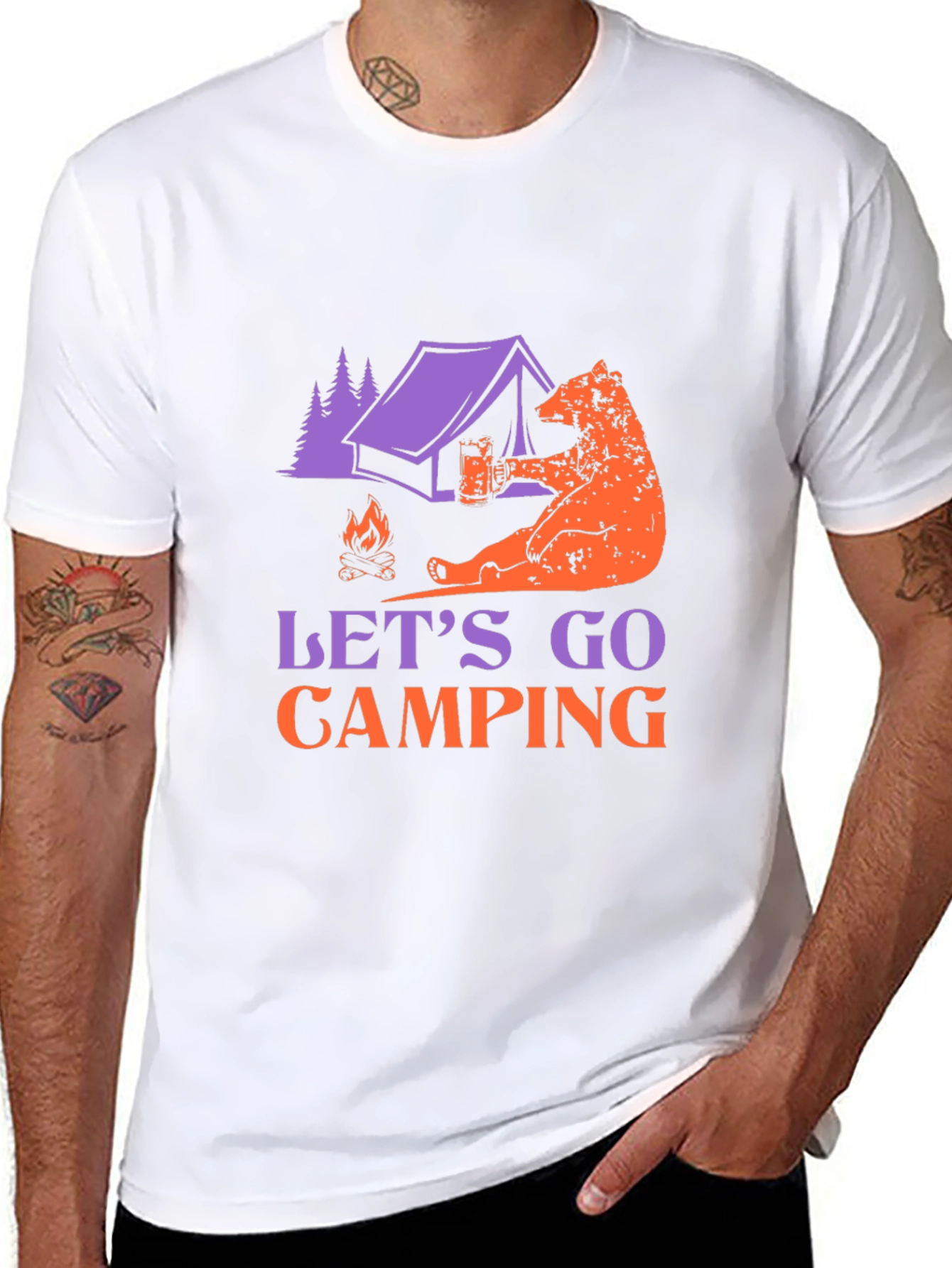 Camping Bear T-Shirt