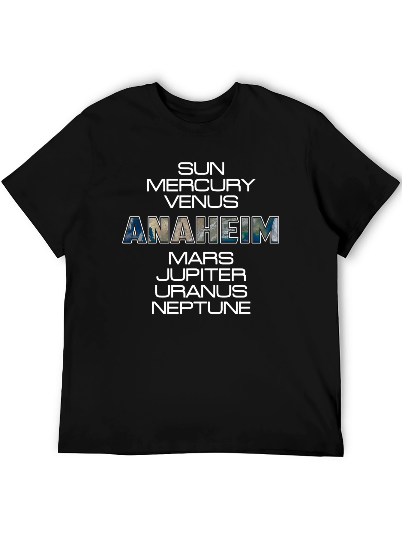 Planets T-Shirt: Sun Anaheim Mars & More!