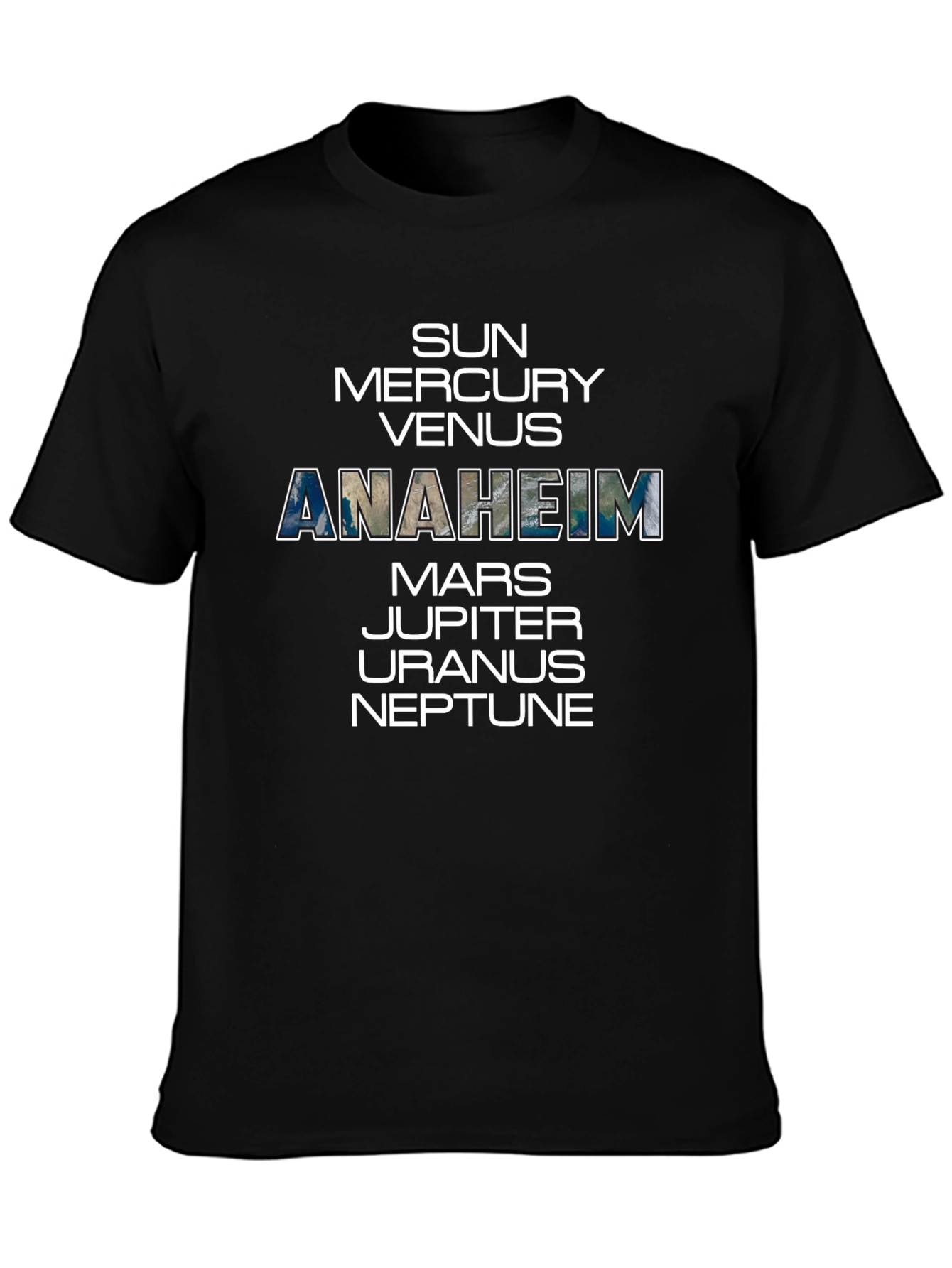 Planets T-Shirt: Sun Anaheim Mars & More!