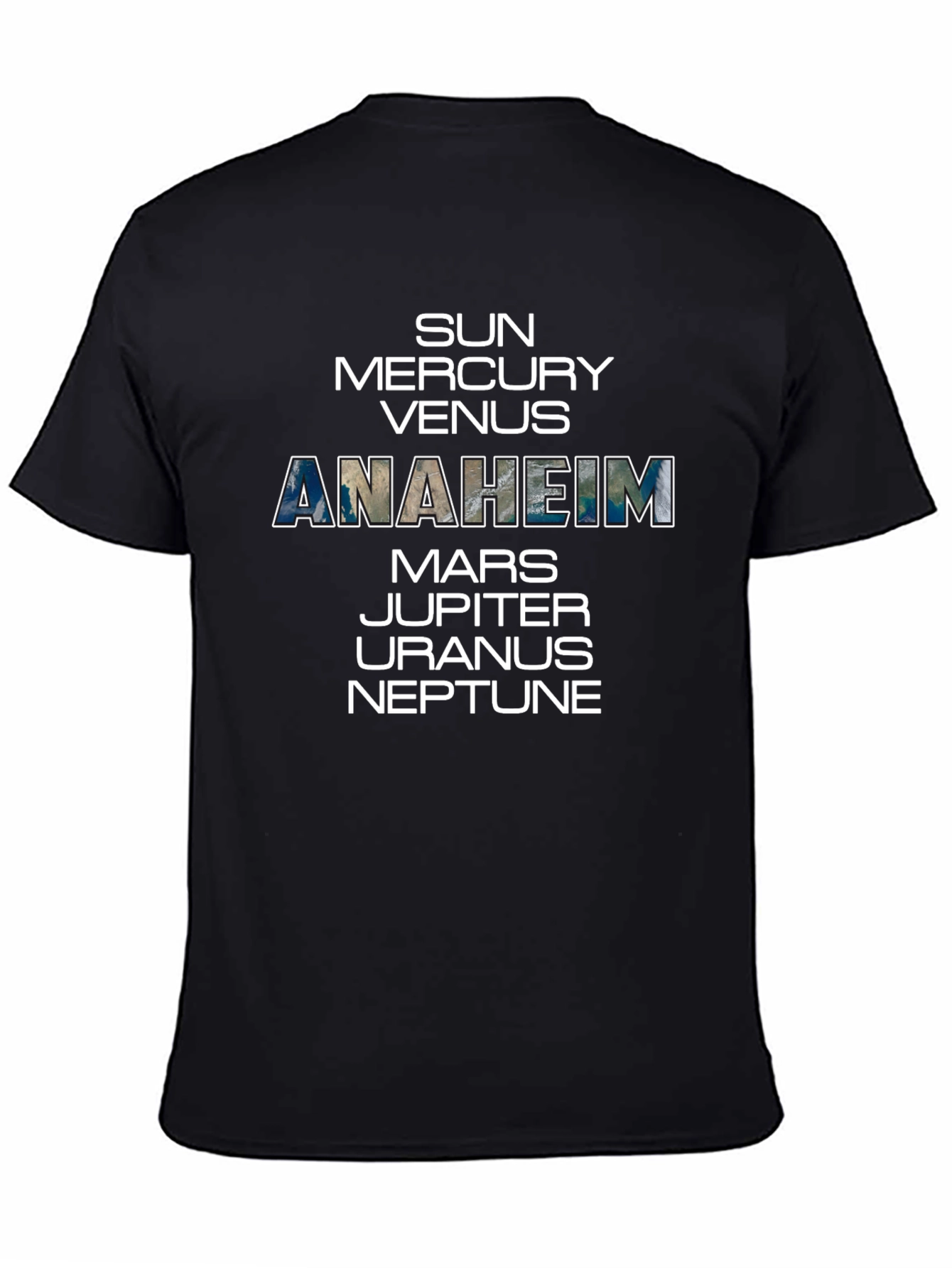 Planets T-Shirt: Sun Anaheim Mars & More!