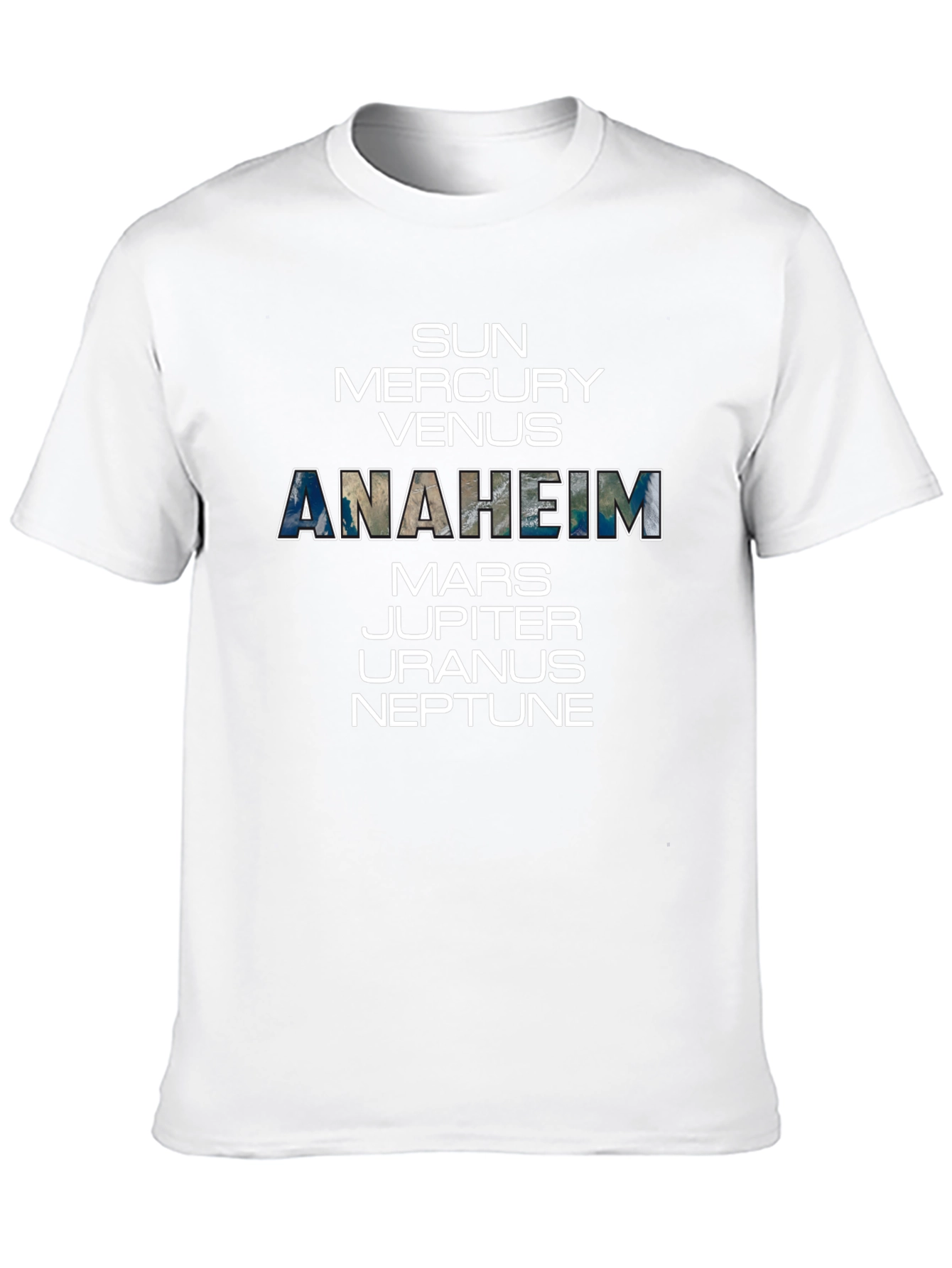 Planets T-Shirt: Sun Anaheim Mars & More!