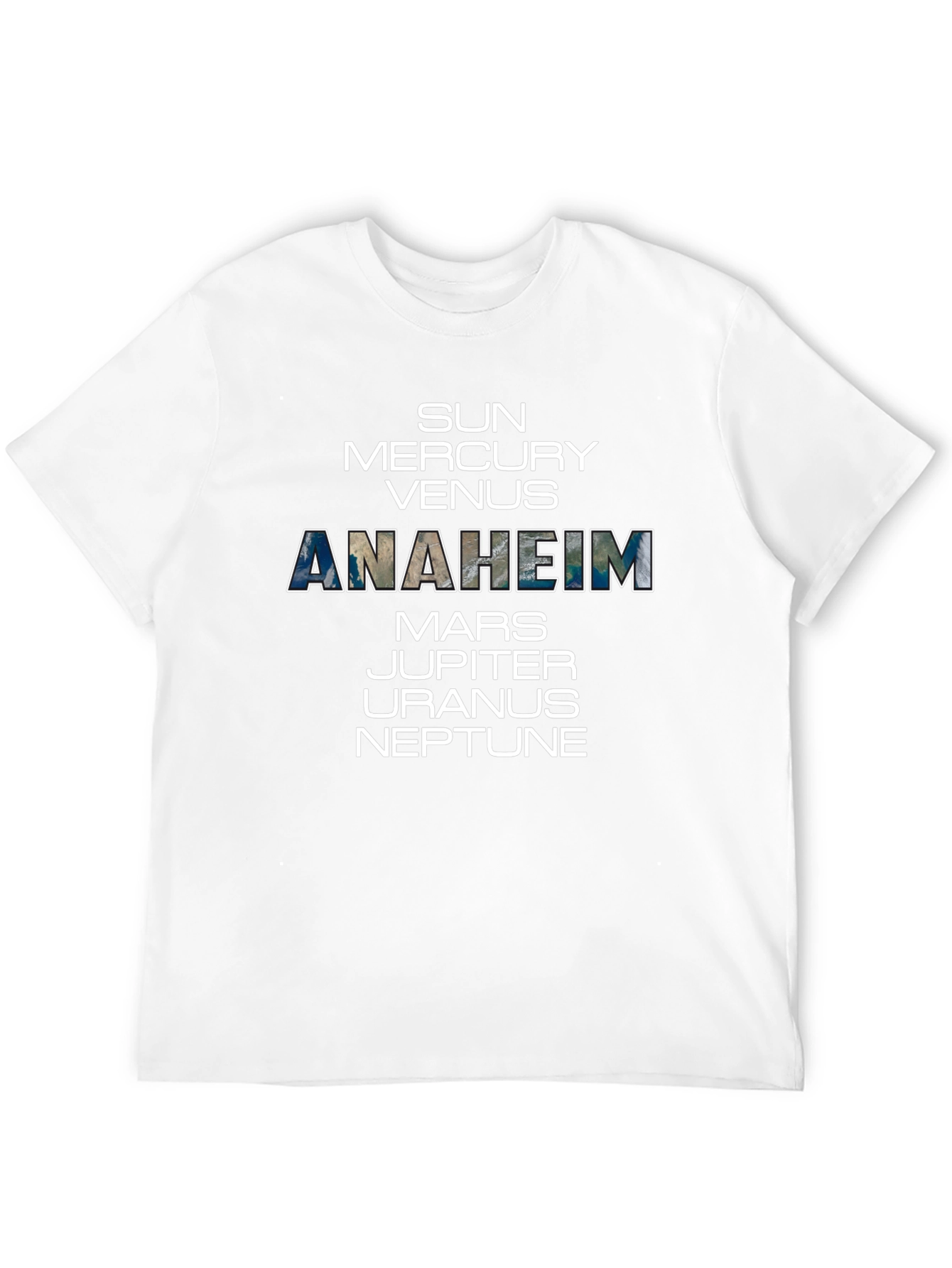 Planets T-Shirt: Sun Anaheim Mars & More!