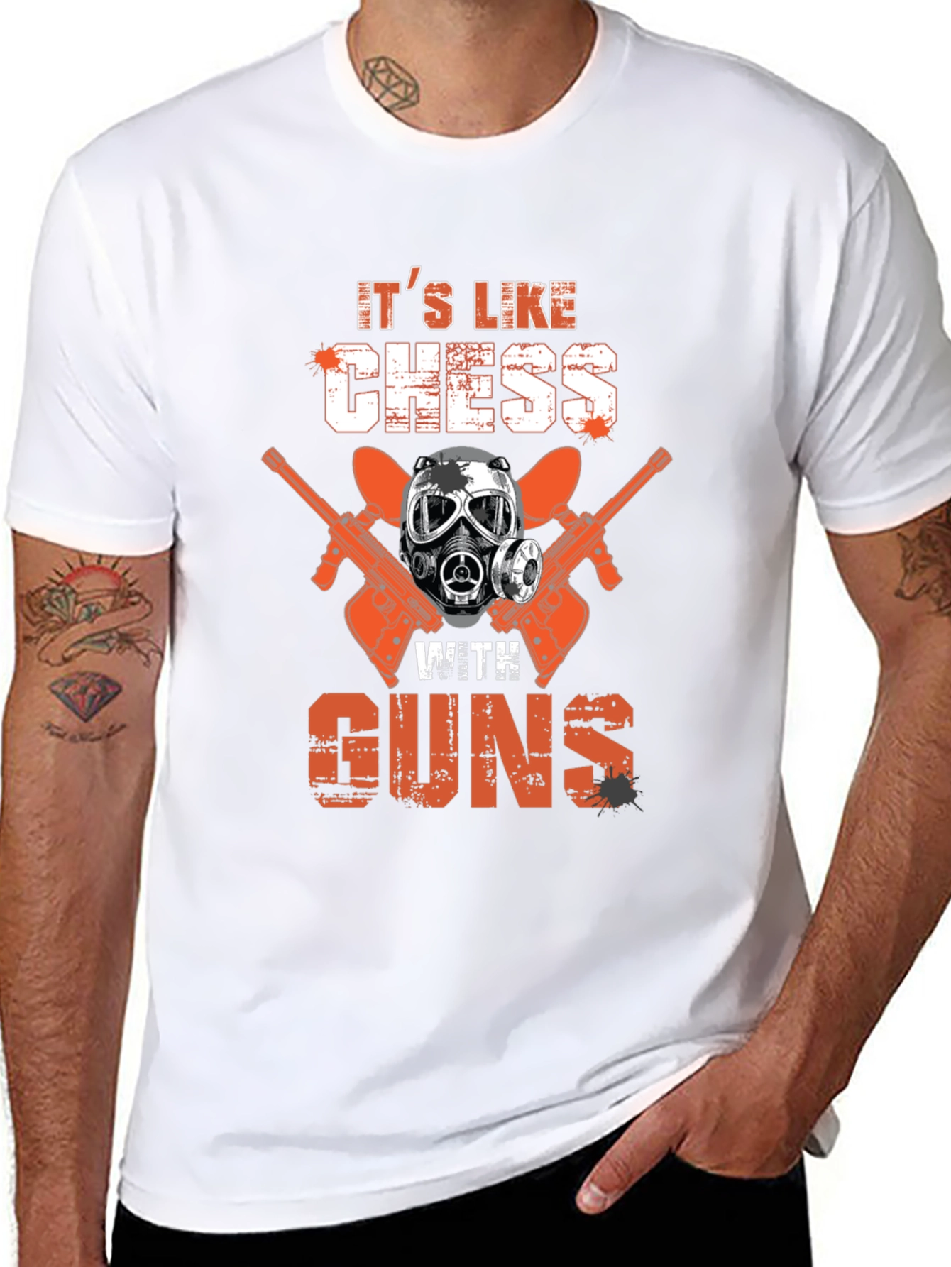Its Like Chess With Guns T-Shirt