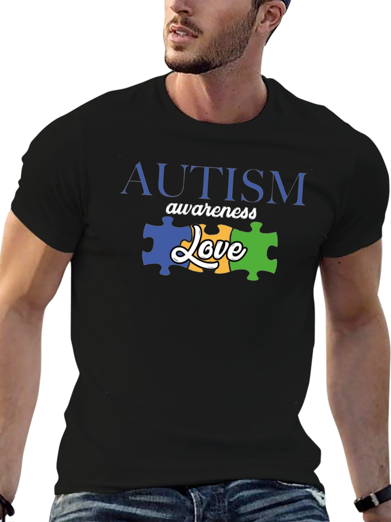 Autism Awareness Love Puzzle Piece T-Shirt