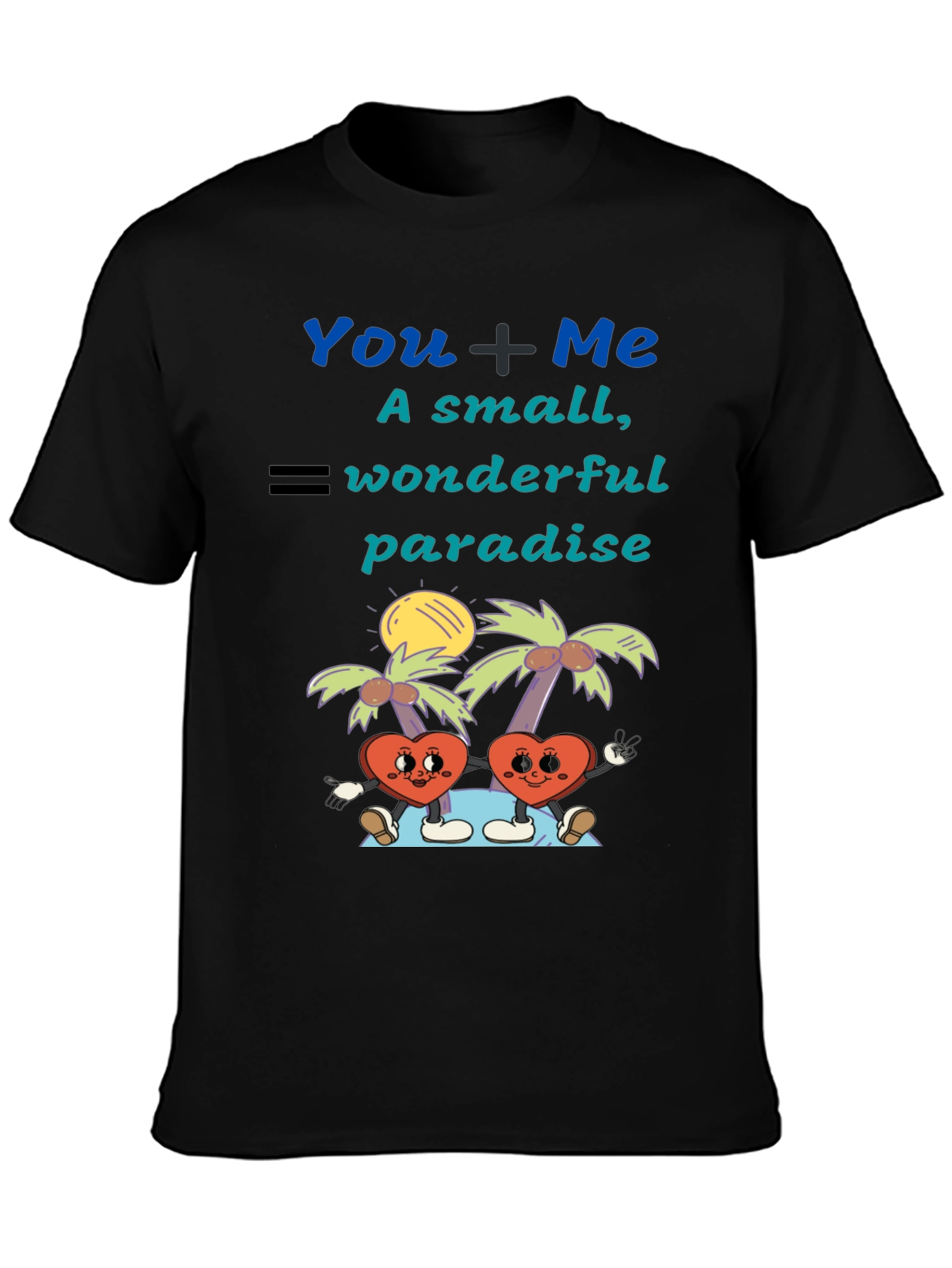 Romantic You + Me Graphic Tee