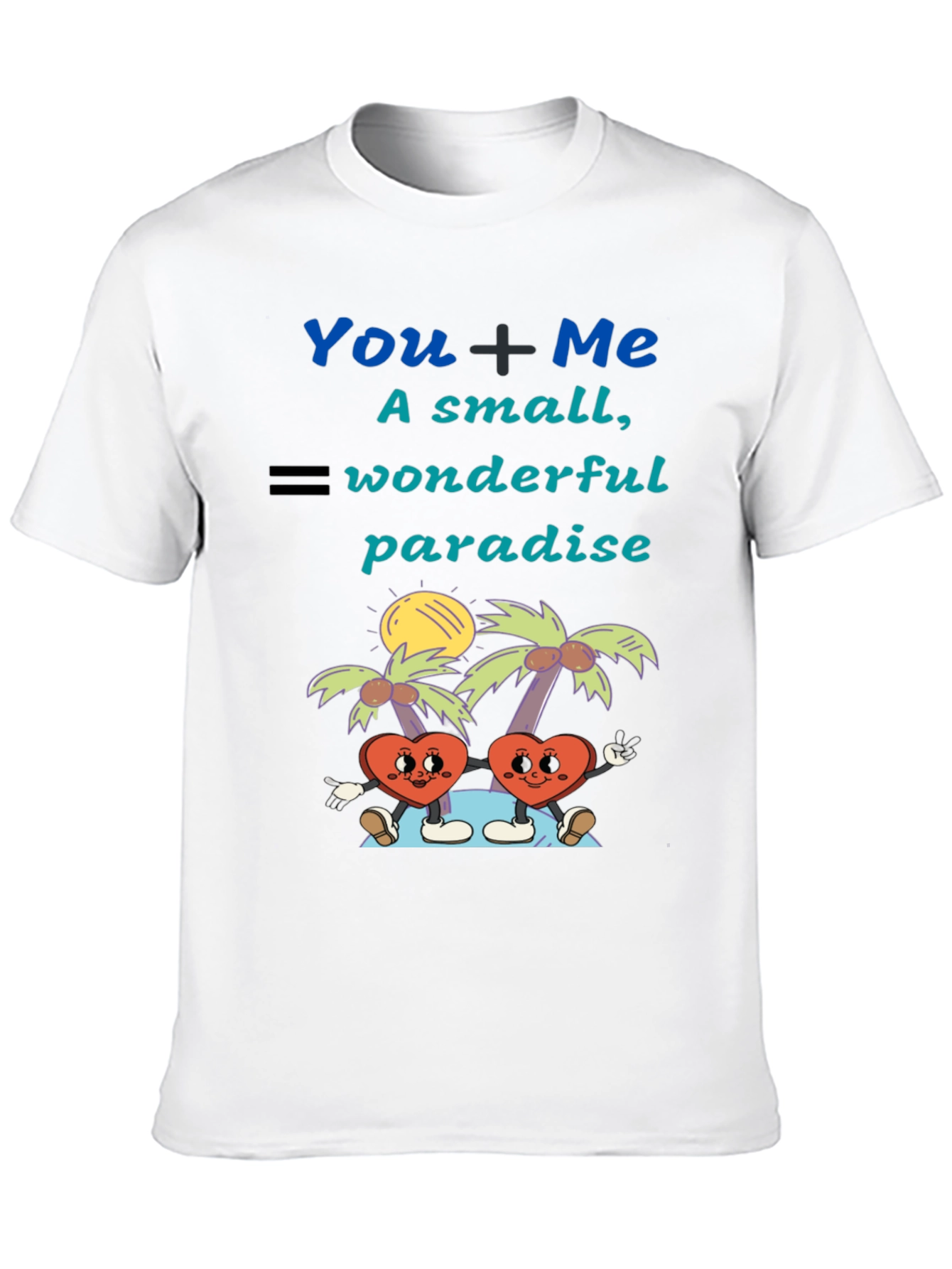 Romantic You + Me Graphic Tee