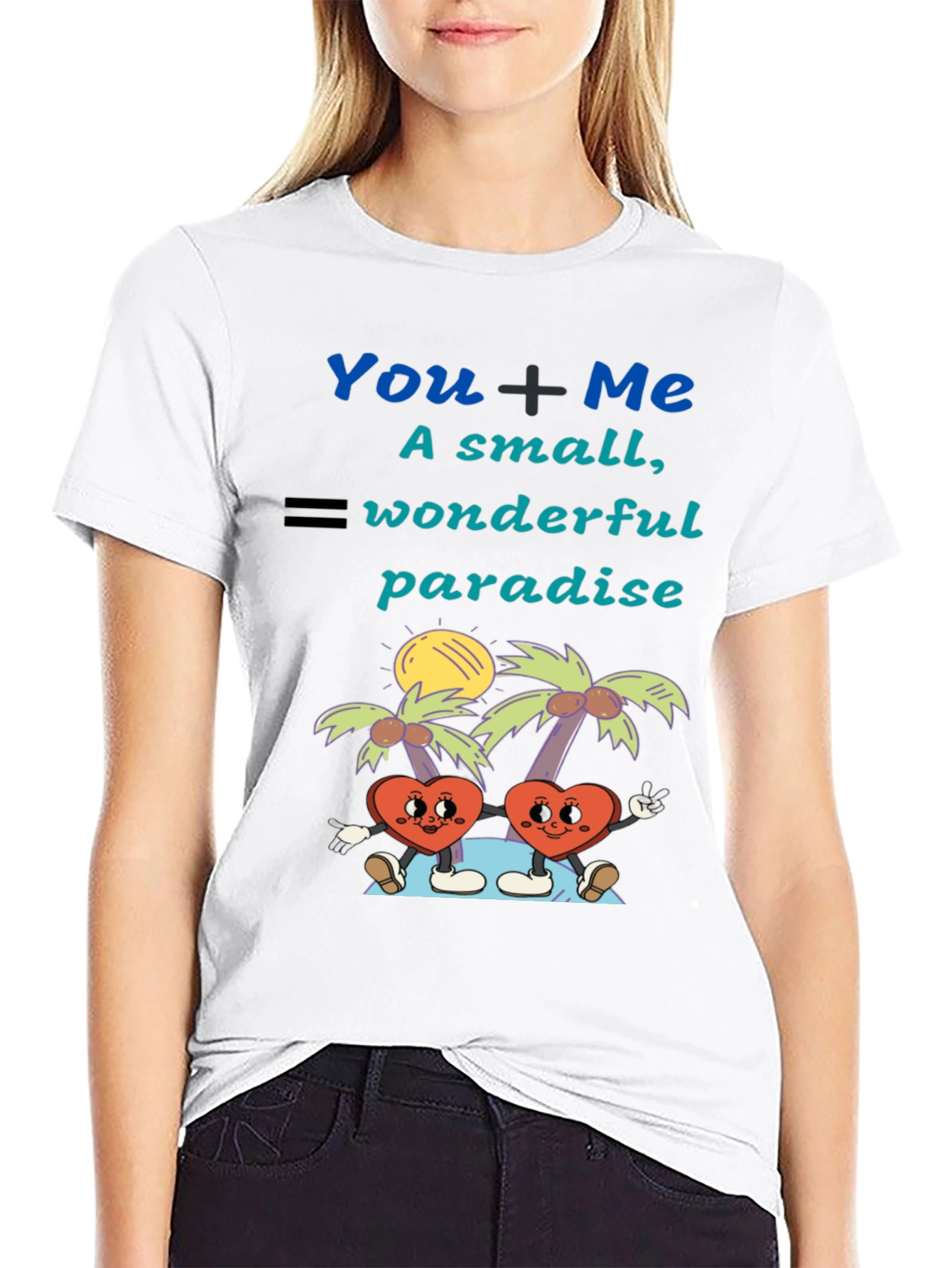 Romantic You + Me Graphic Tee