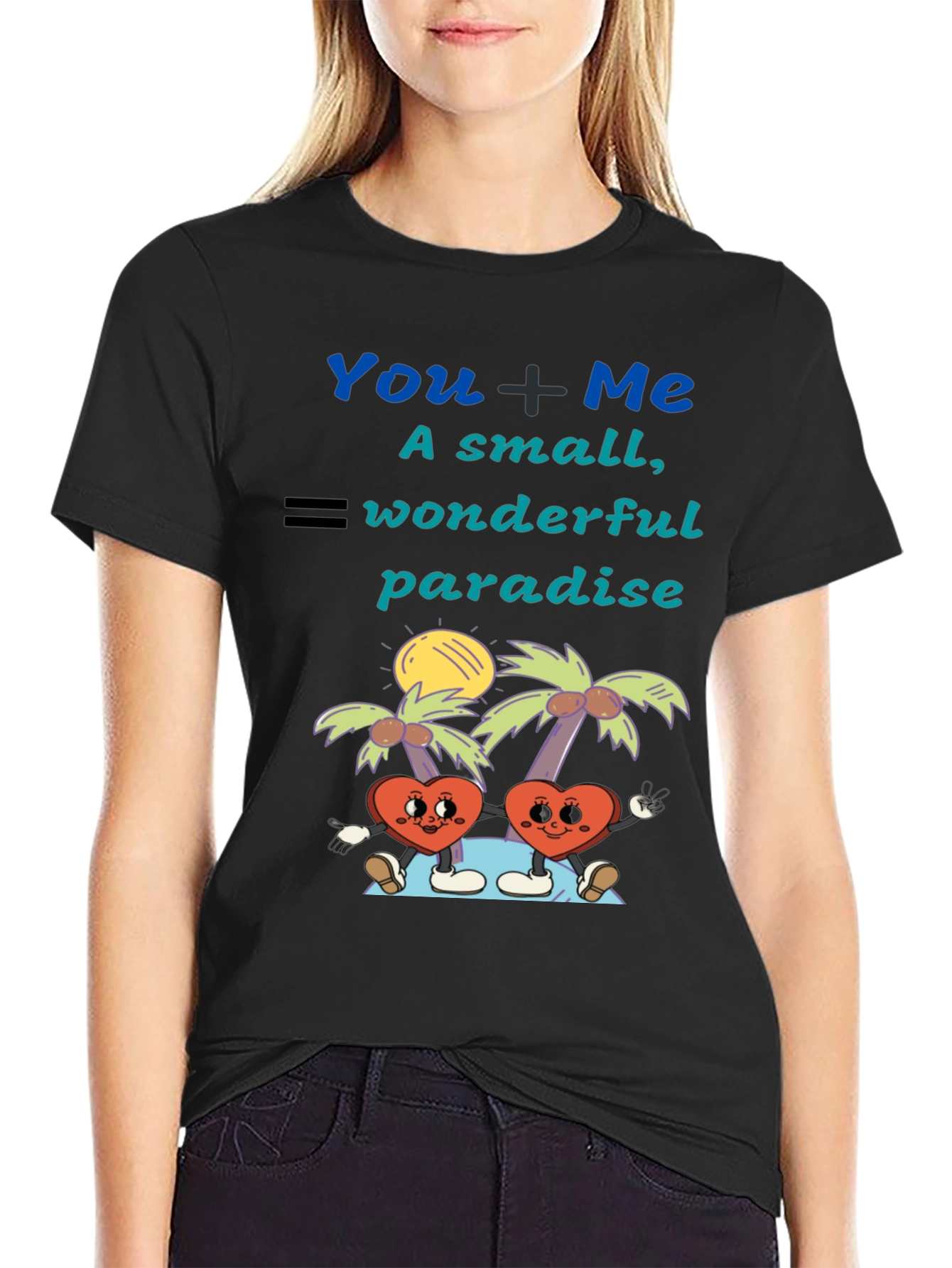 Romantic You + Me Graphic Tee