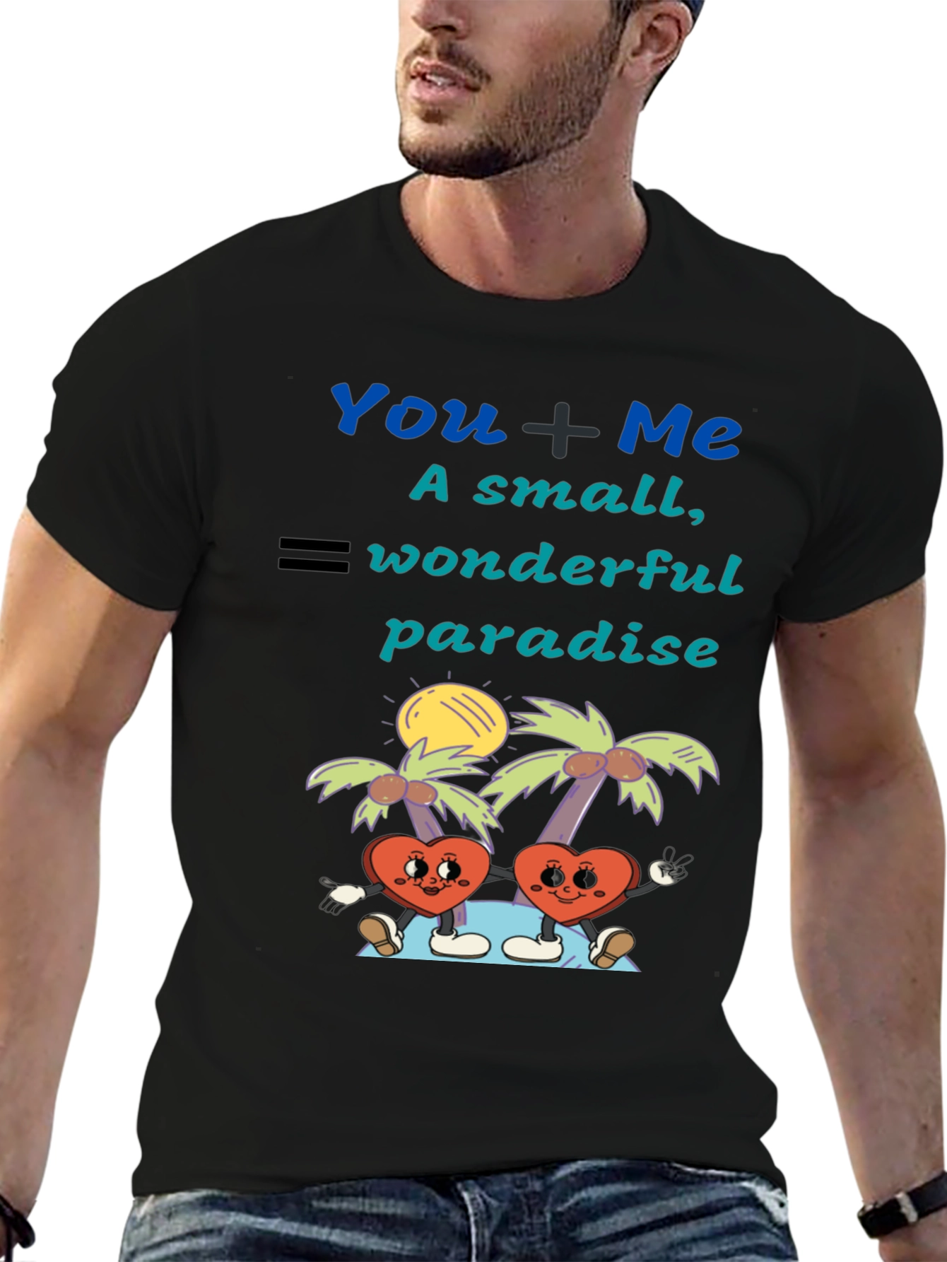Romantic You + Me Graphic Tee