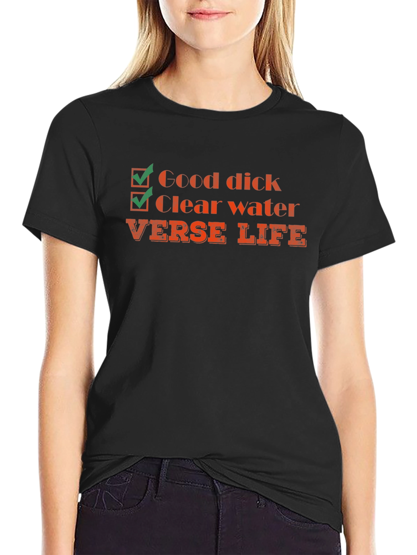 Humorous Verse Life Checkbox T-Shirt