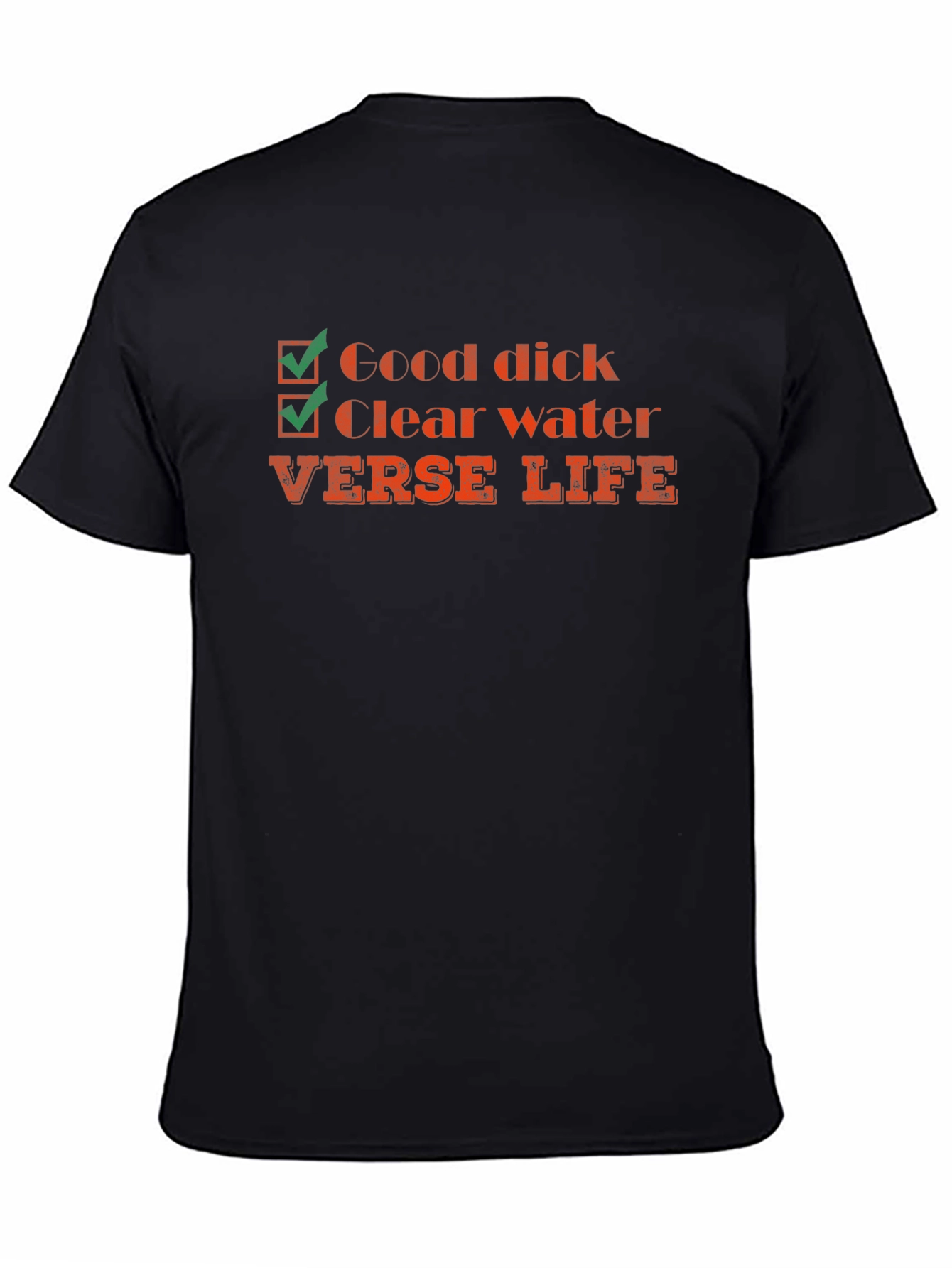 Humorous Verse Life Checkbox T-Shirt