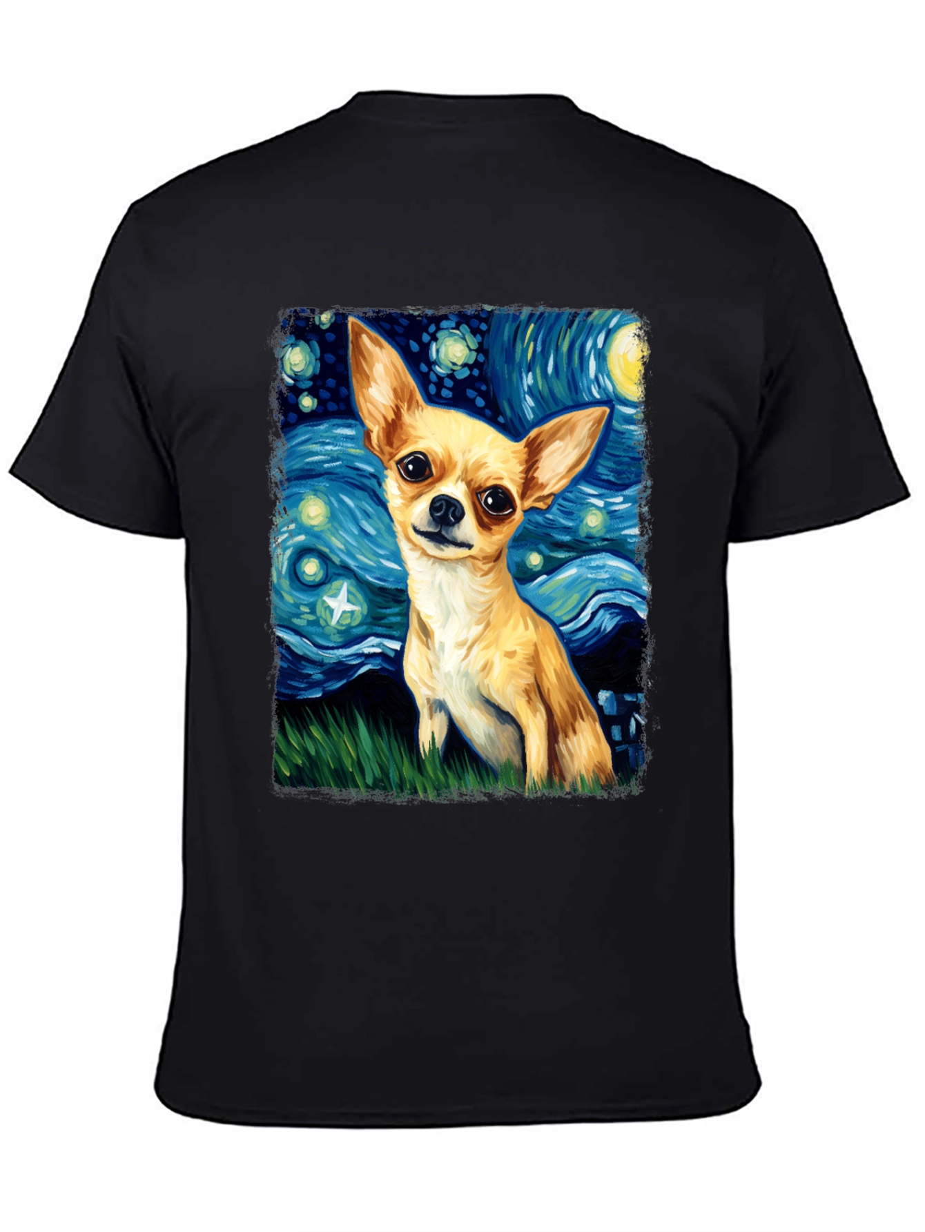 Starry Chihuahua T-Shirt - Artistic Dog Lover Tee