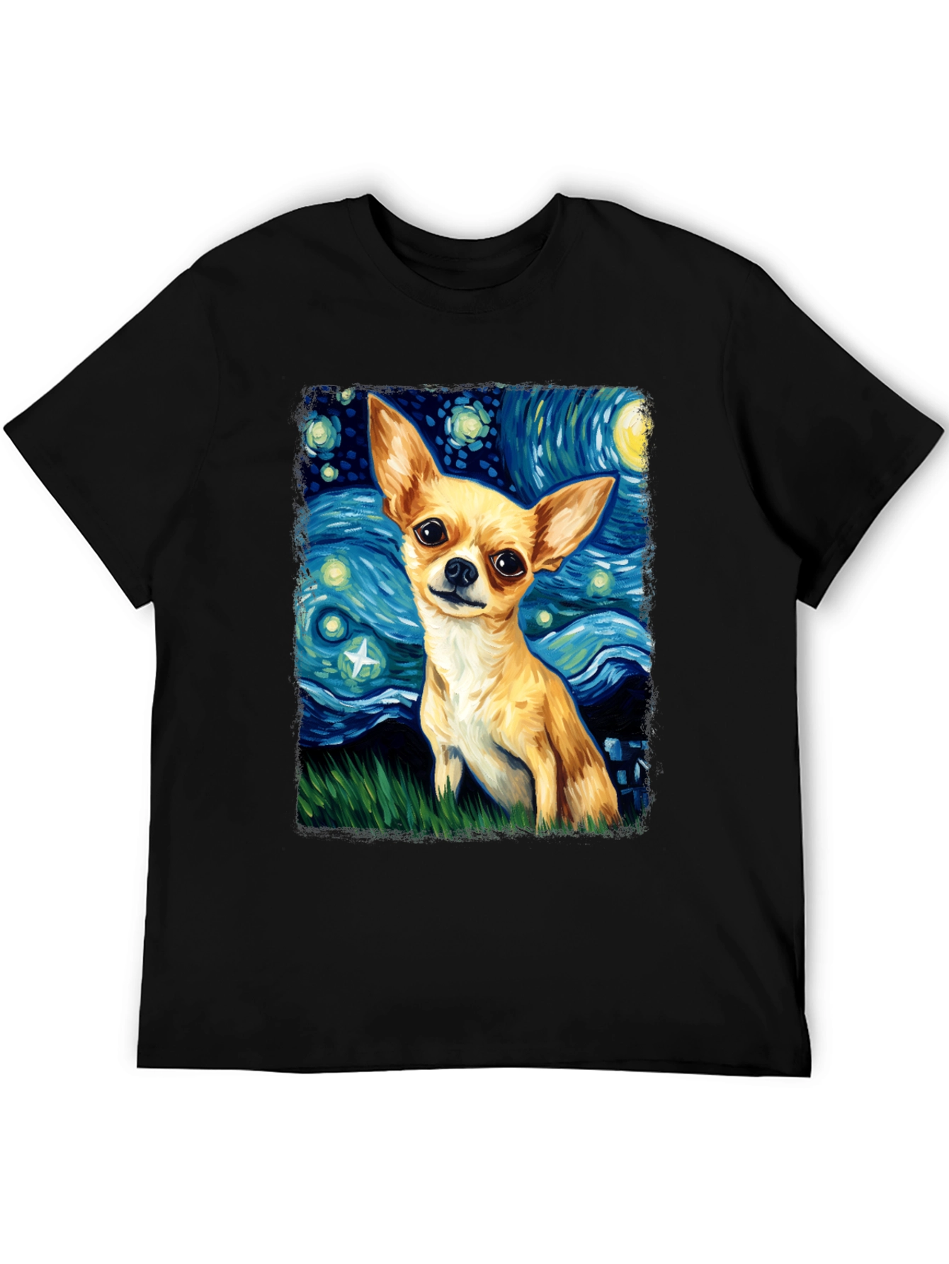 Starry Chihuahua T-Shirt - Artistic Dog Lover Tee