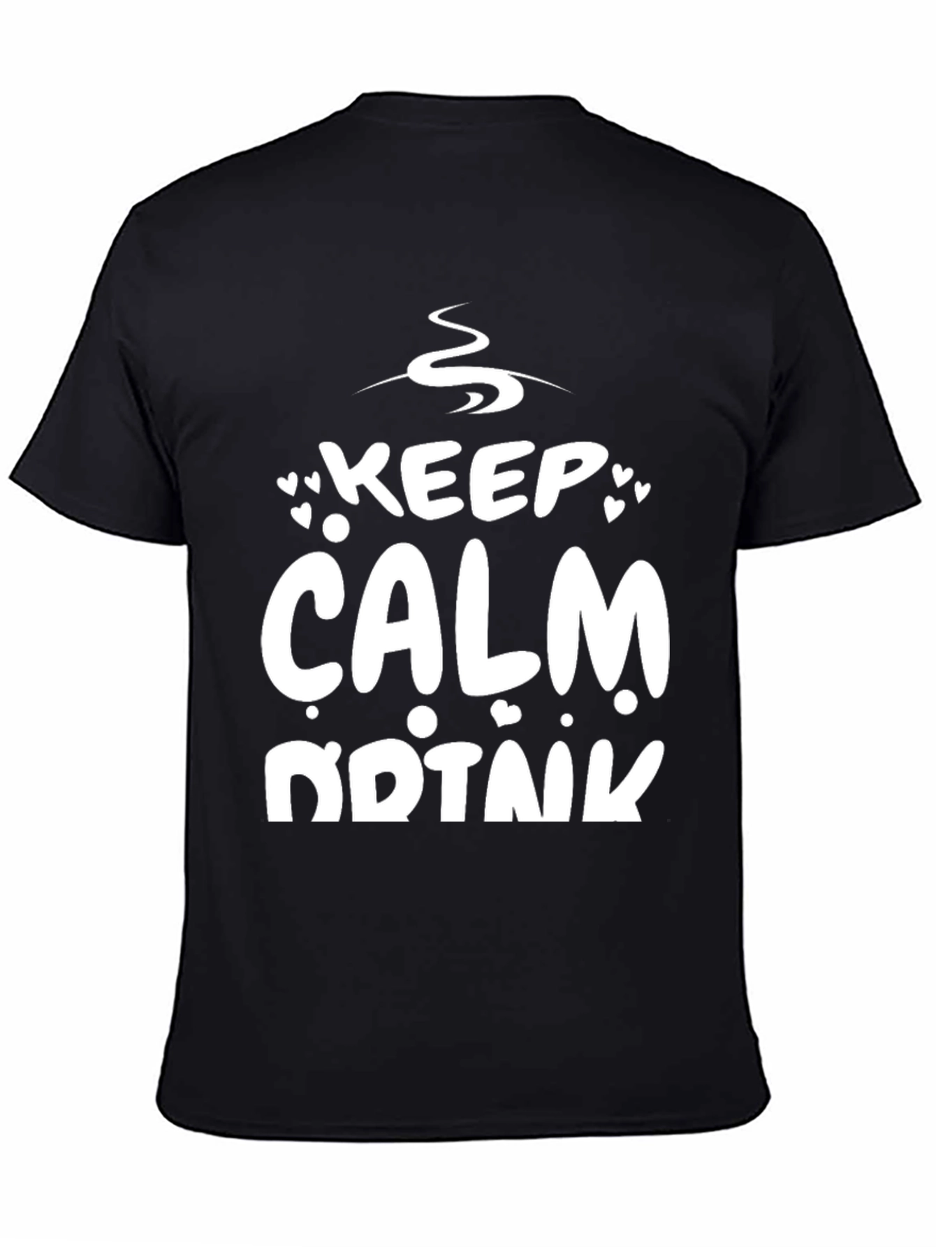 Keep Calm and Drink T-Shirt - Black